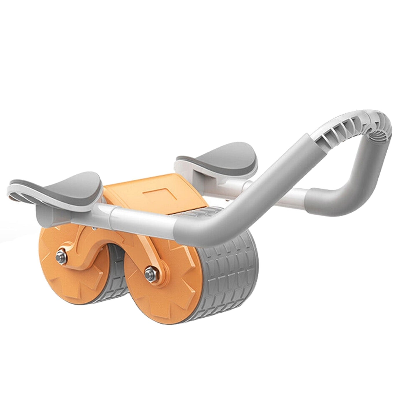 Ab Roller Wheel with Automatic Rebound and Elbow Support for Abdominal Workout
