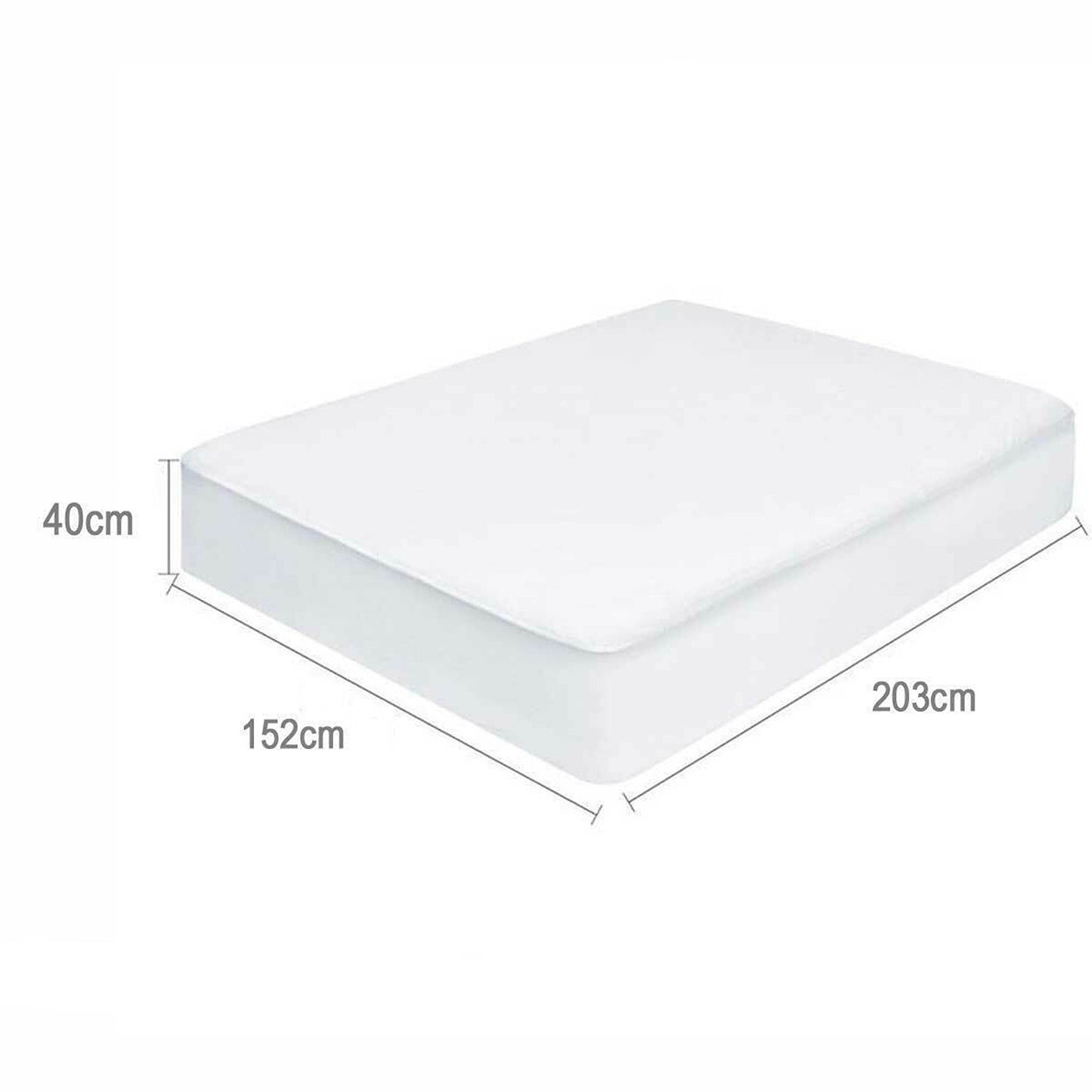 All Size Waterproof Mattress Protector Fully Fitted Terry Cotton Cover