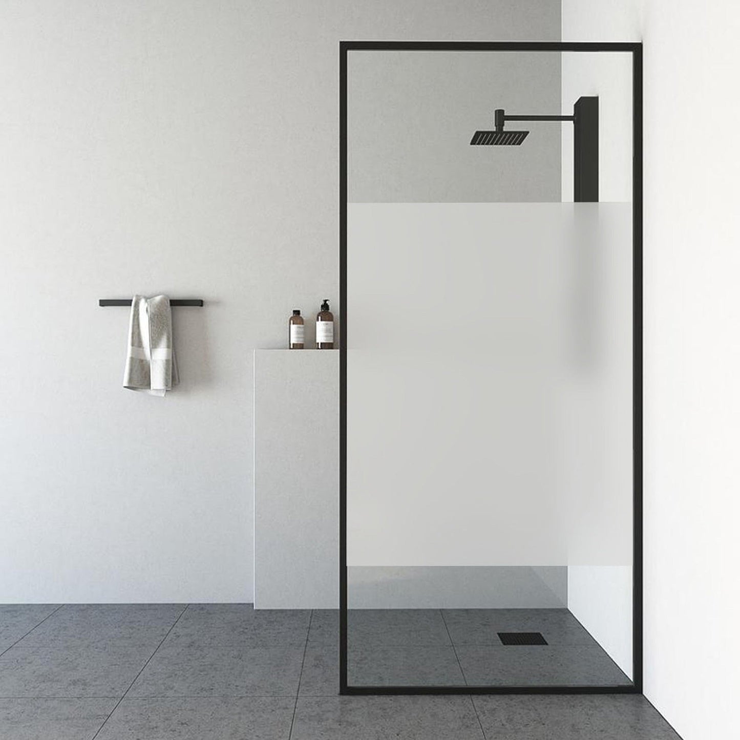Removable Privacy Film for Home Window Glass Clear Frosted