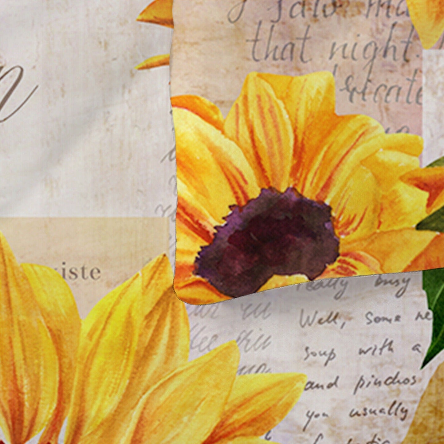 Sunflower Bedding Set Quilt Duvet Cover for Single to King Size Beds
