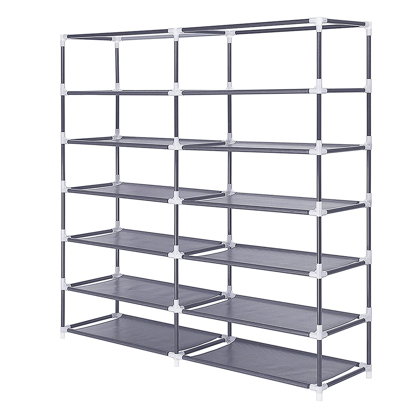 Fits 36 Pairs Portable Wardrobe with Cover Shoes Cabinet Storage Shoe Rack