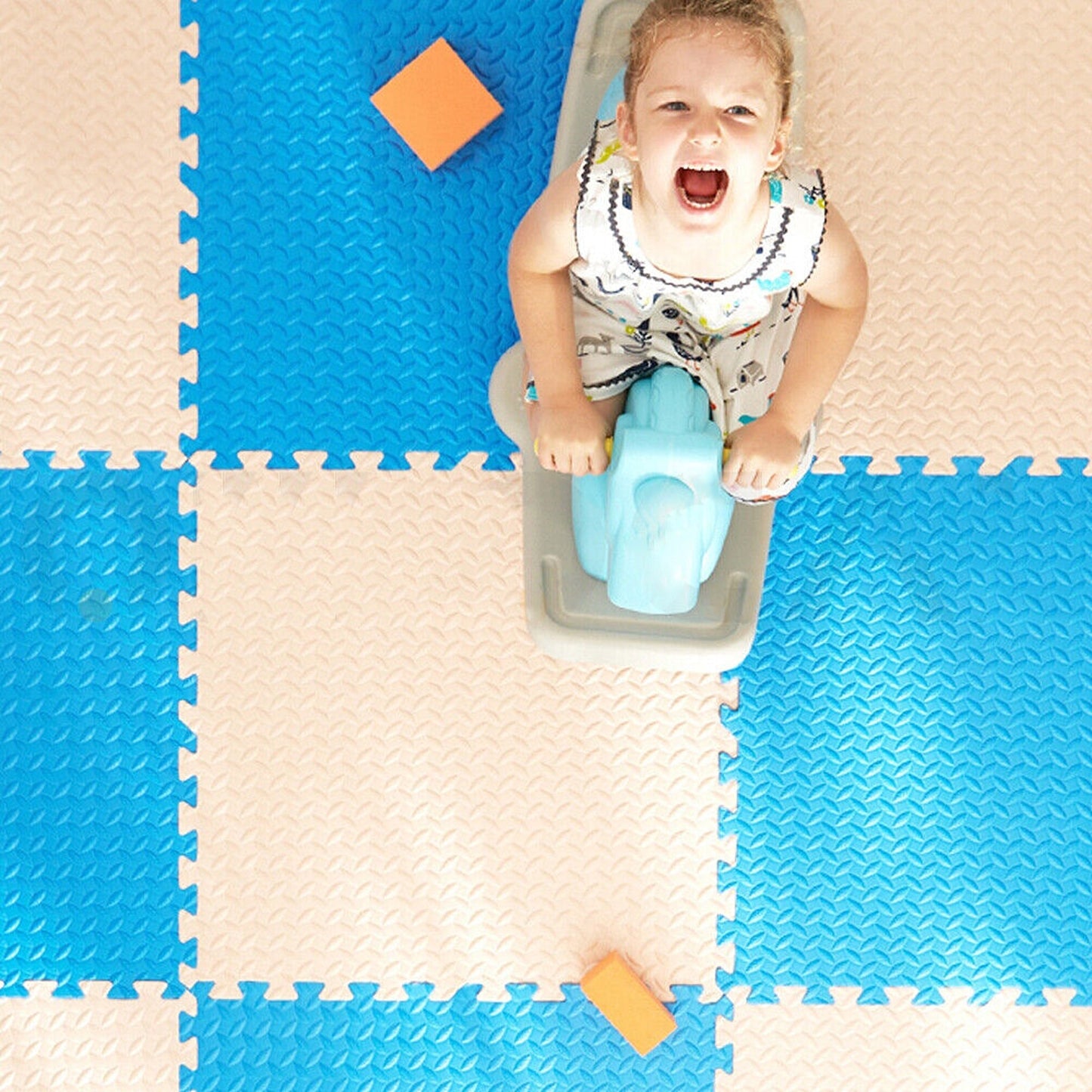 Soft EVA Rubber Foam Interlocking Floor Mats for Kids Gym and Camping
