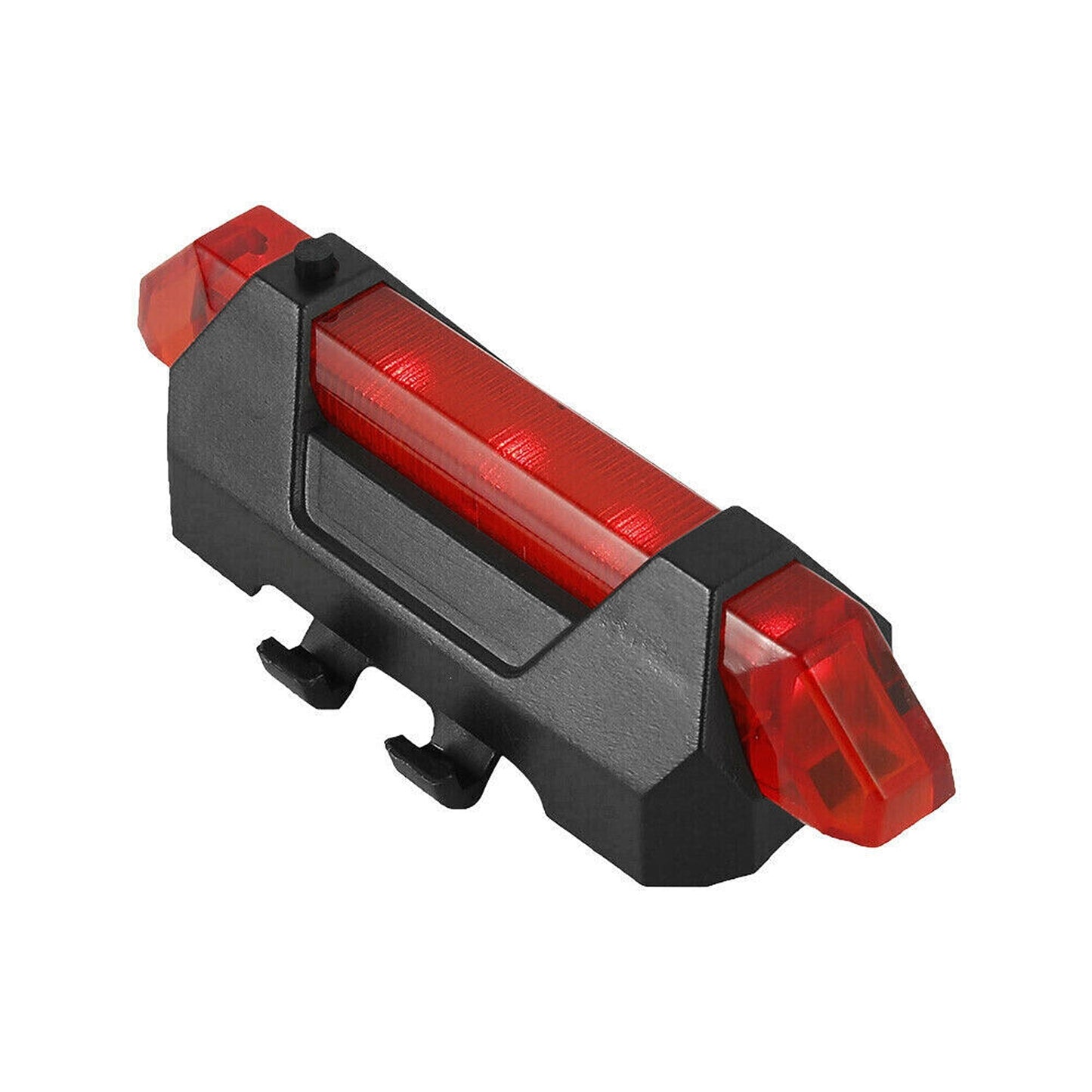 Mountain Bike LED Light Set Front and Rear USB Rechargeable Torch Lamp