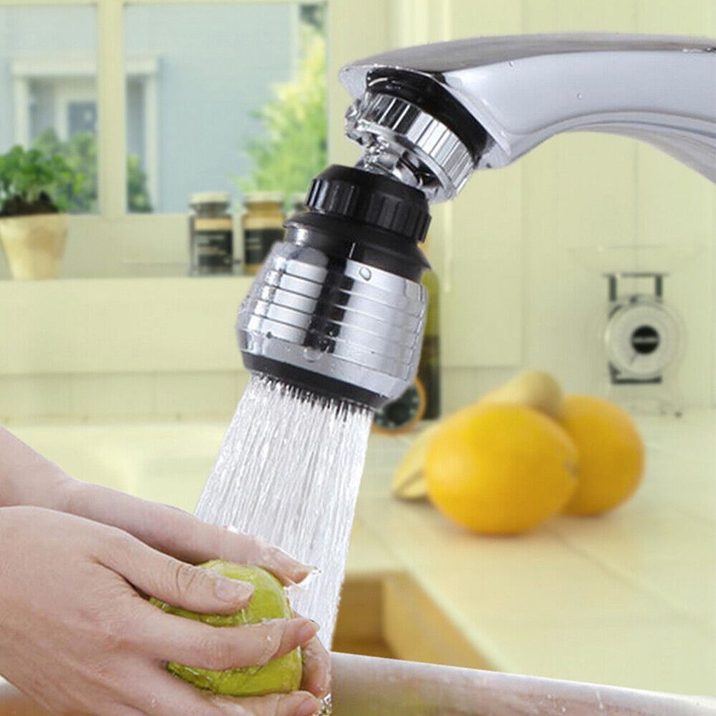 2pcs Water Saving Rotatable Aerator for Tap Swivel Faucet Nozzle