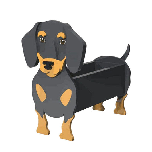 Dachshund Dog Flower Pot Garden Decorative Planter