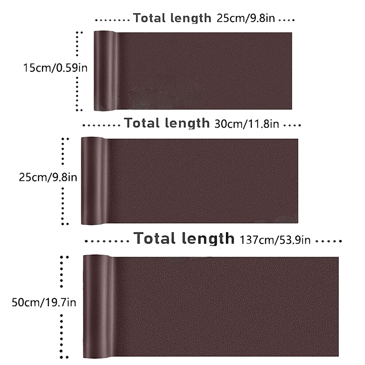 Black Leather Repair Sticker Self Adhesive Patch for Couch Renovation