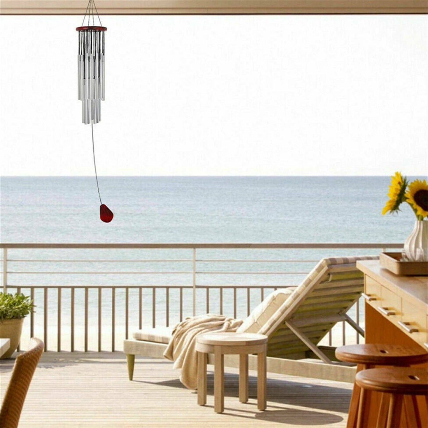 Deep Tone Wind Chime for Outdoor Garden Decor Large Chapel Bell Style