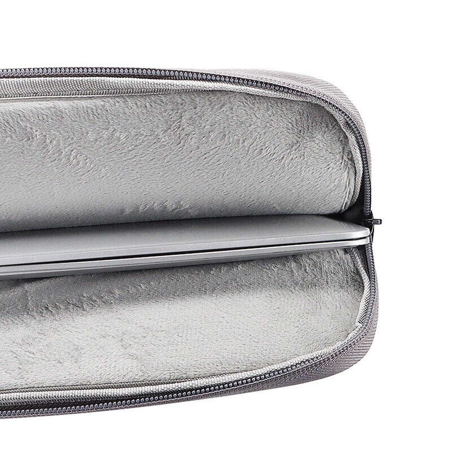 Light Grey Laptop Sleeve Bag Carry Case 13in 14in 15in 16in For MacBook Air Pro Dell HP