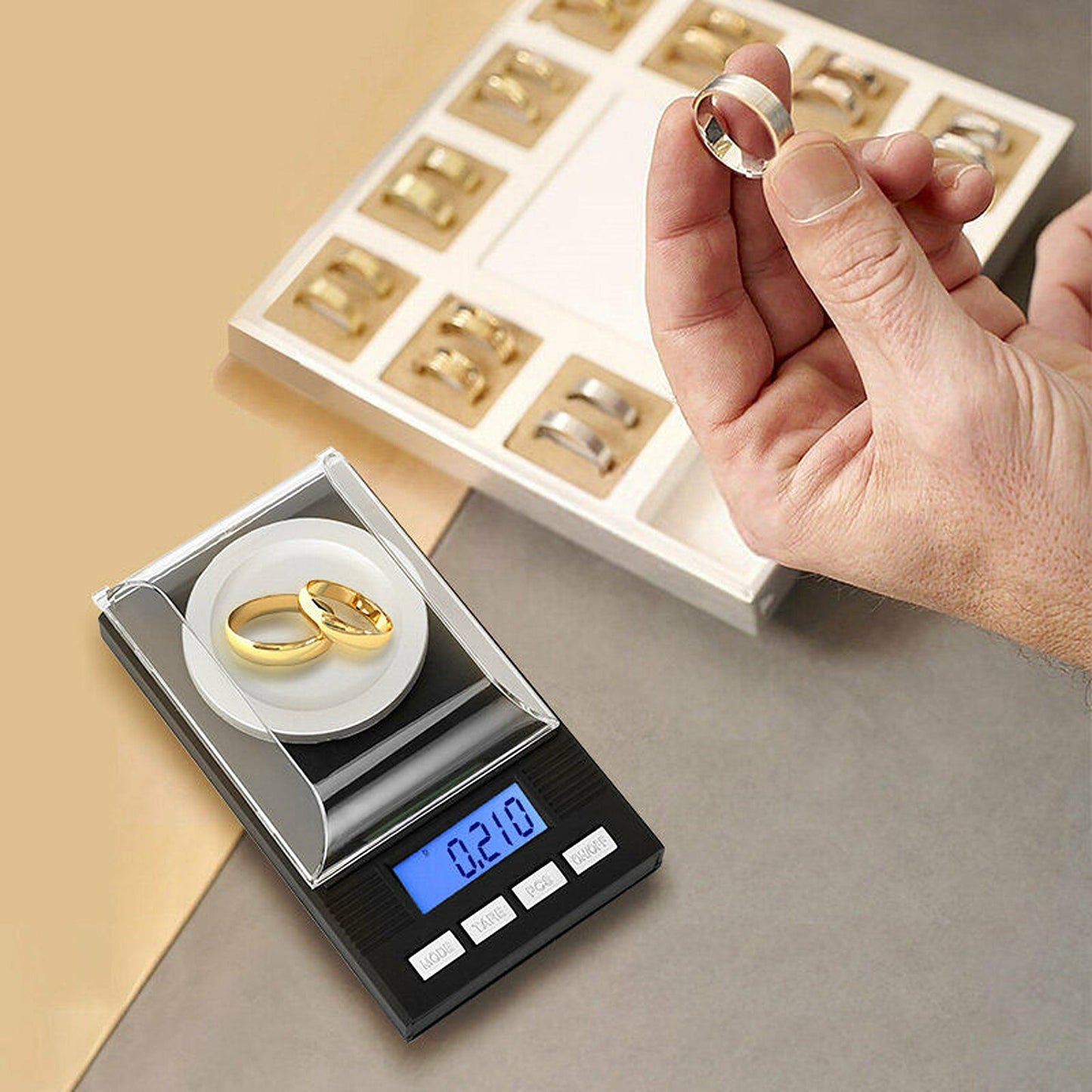 Mini Digital Jewelry Scales for Gold and Diamonds