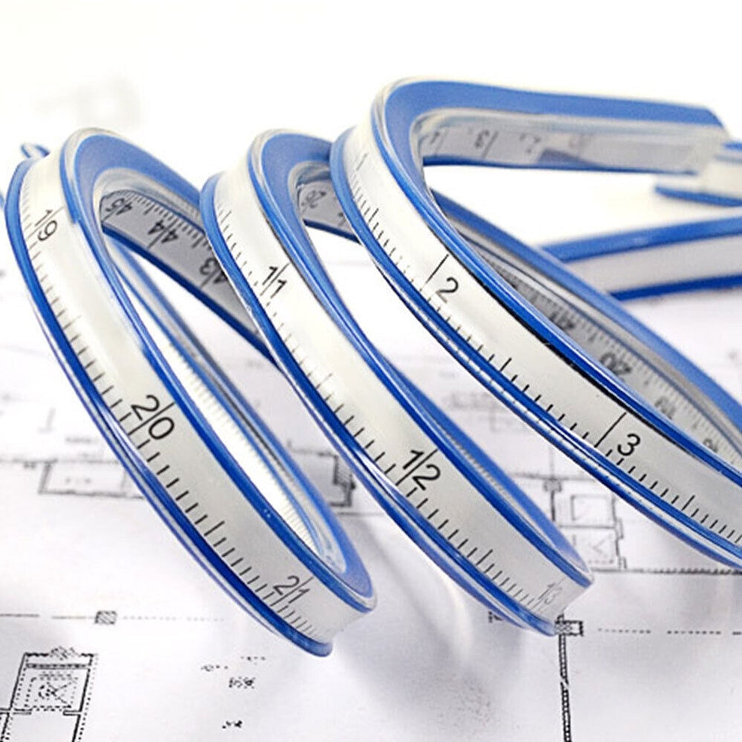 Flexible 60cm Plastic Curve Ruler for Drafting and Drawing