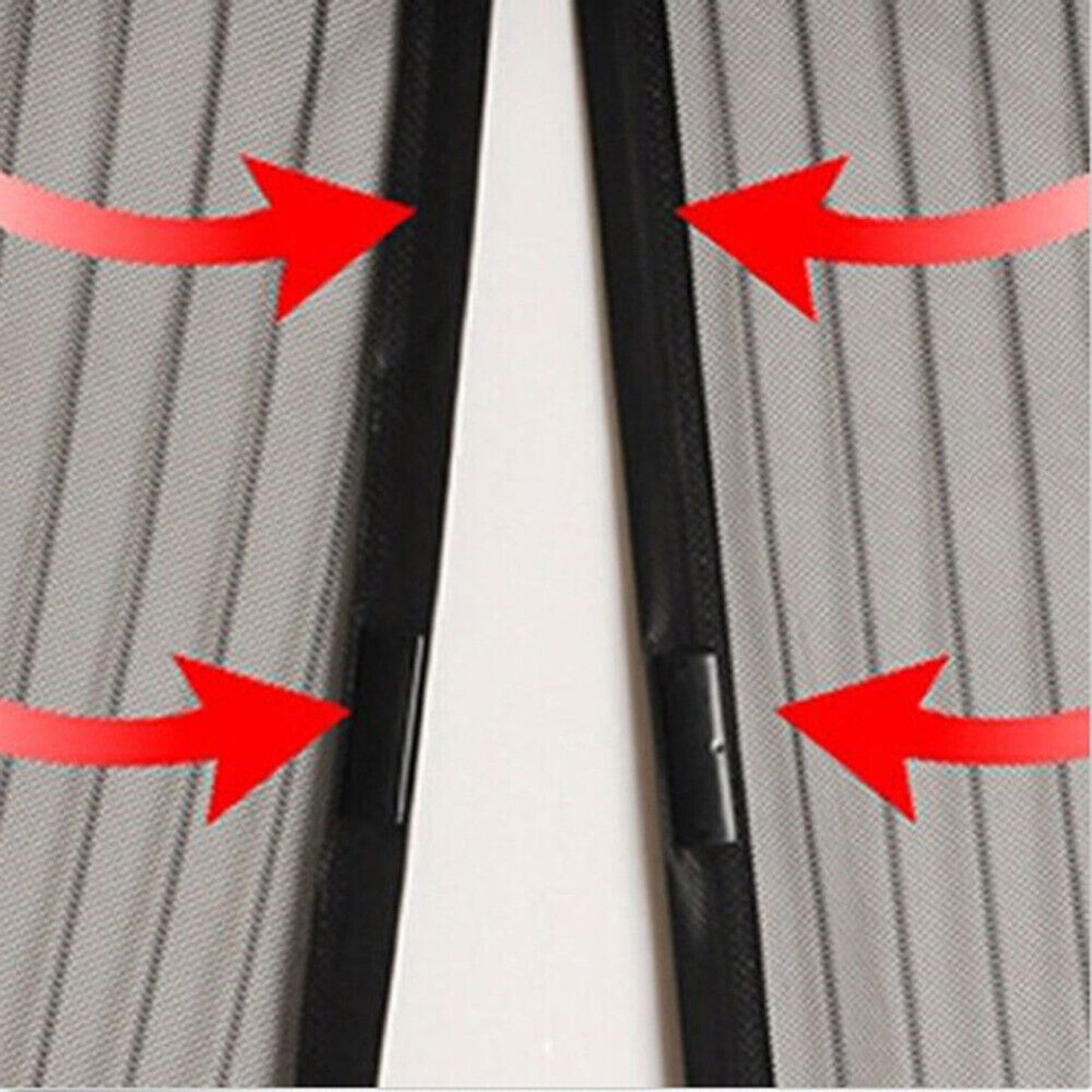 Hands-Free Magnetic Mesh Fly Screen Mosquito Bug Door Curtain