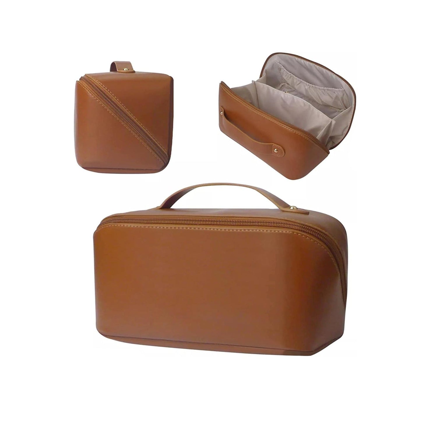 Travel Makeup Organizer Large Cosmetic Bag with Dividers