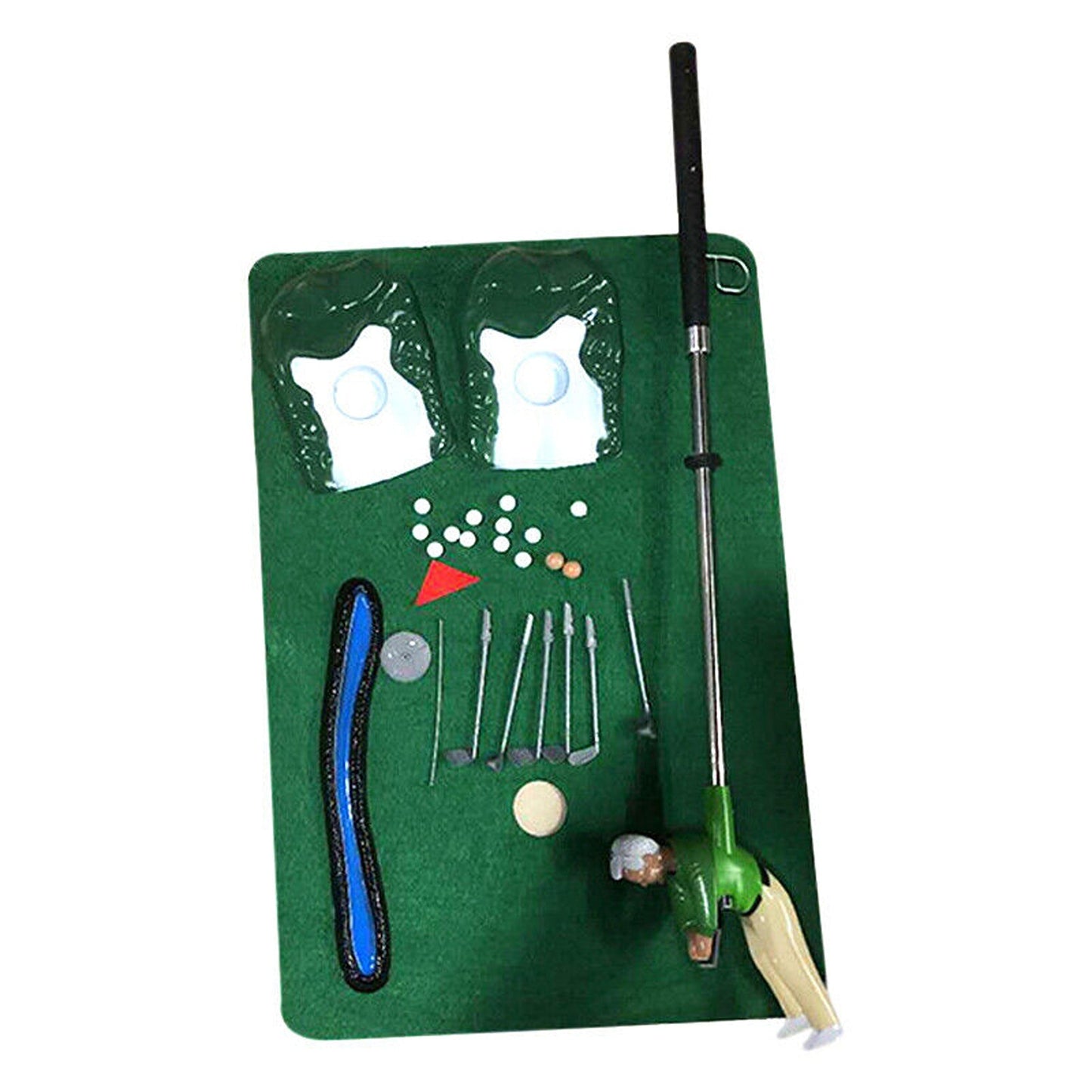 Indoor Miniature Golf Set Golfing Man Game for Home Entertainment