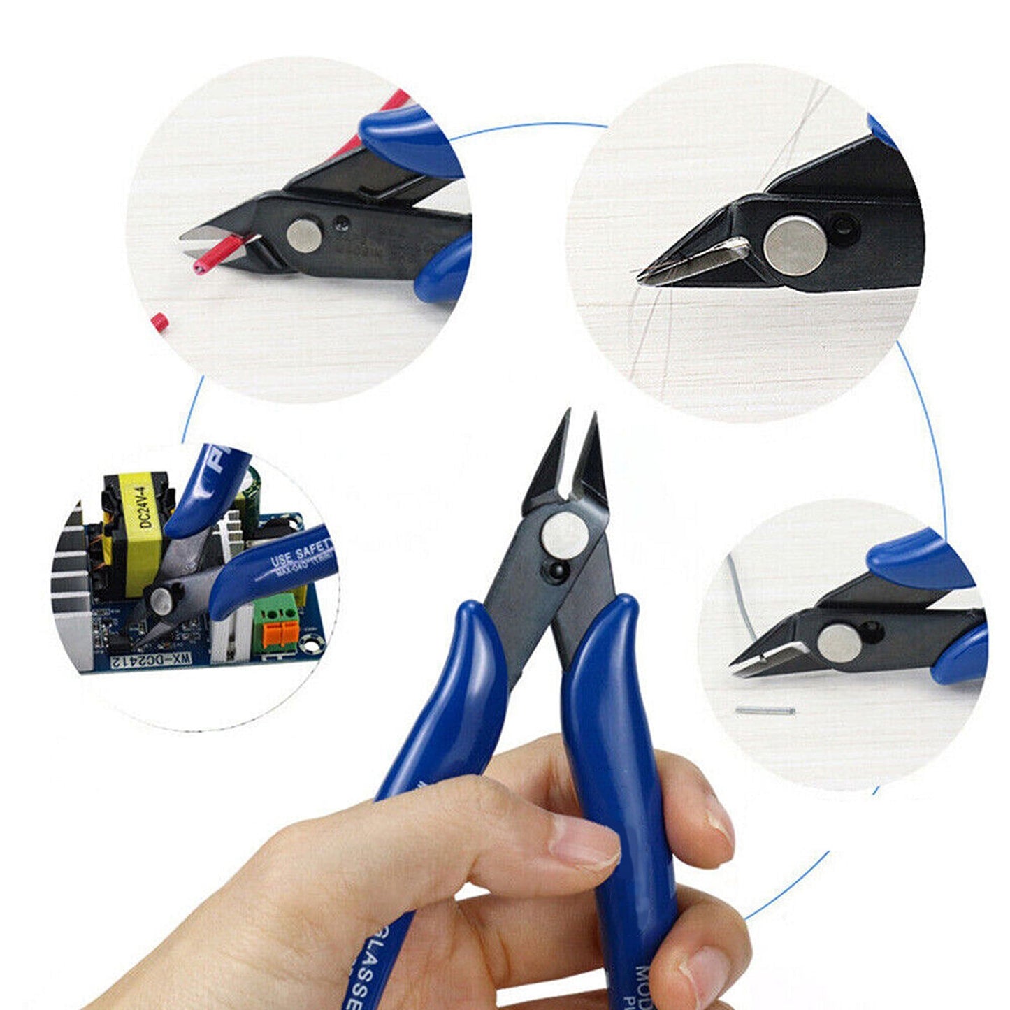 5-Pack Mini Precision Wire Snips and Cable Cutters