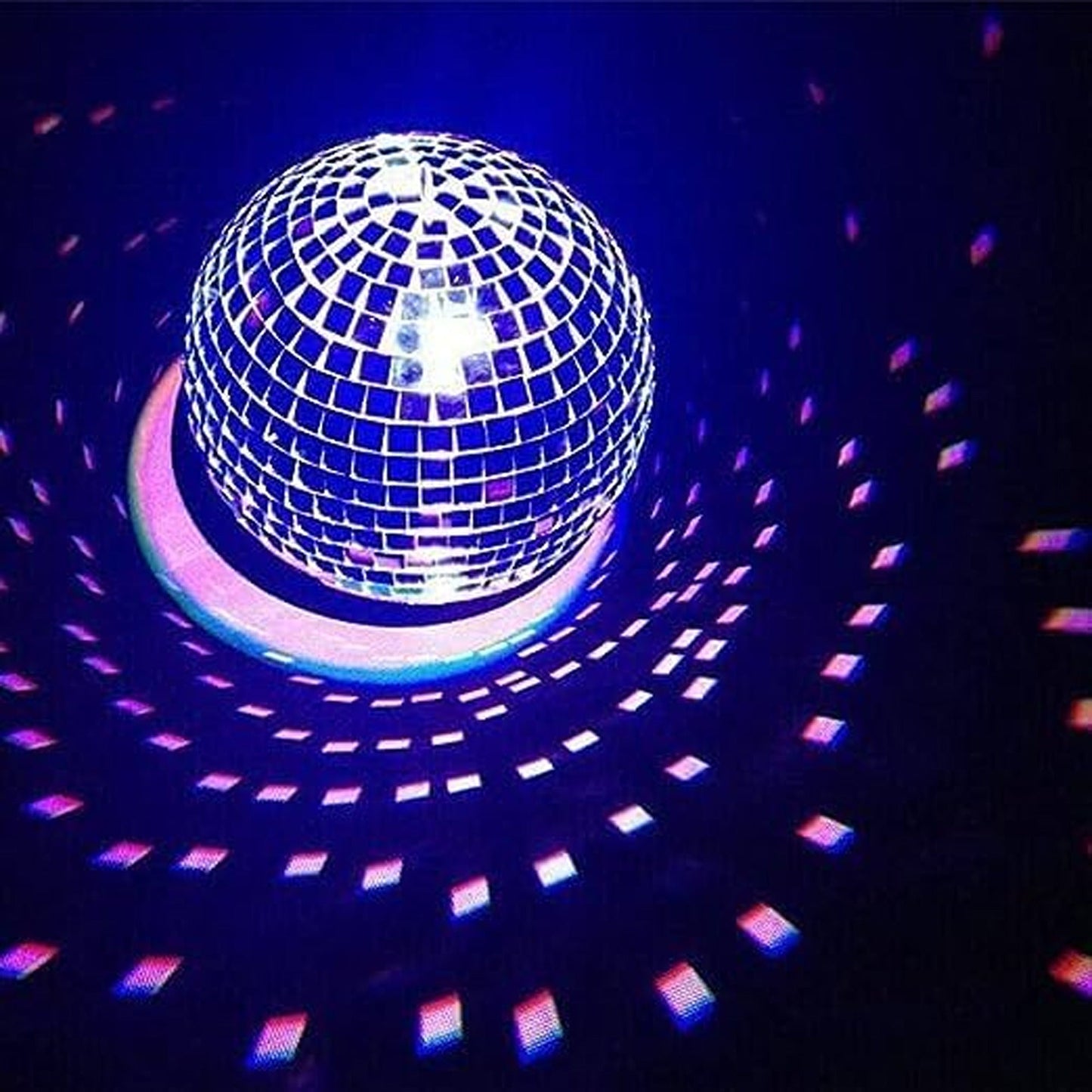 Silver Disco Mirror Ball for Dance Party and DJ Stage Lighting