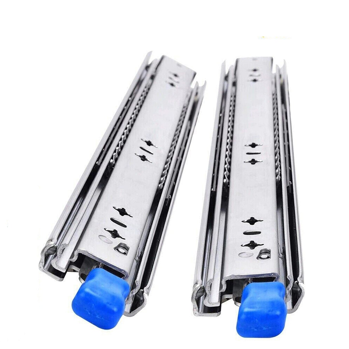 2pcs Heavy Duty 125KG Locking Drawer Slides for Trailers - Extendable 500-2000mm