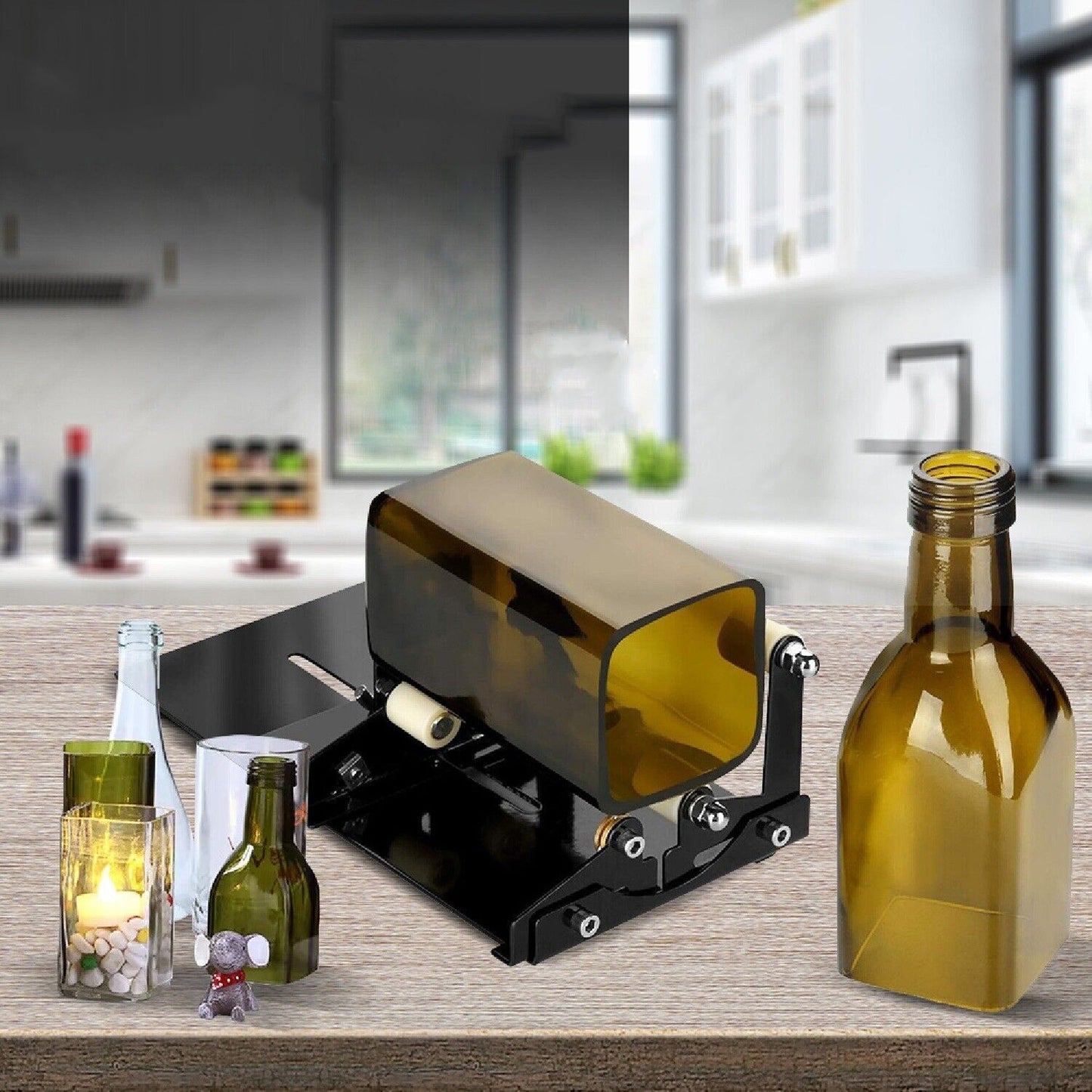 DIY Glass Bottle Cutter Tool Kit for Round Bottle Cutting