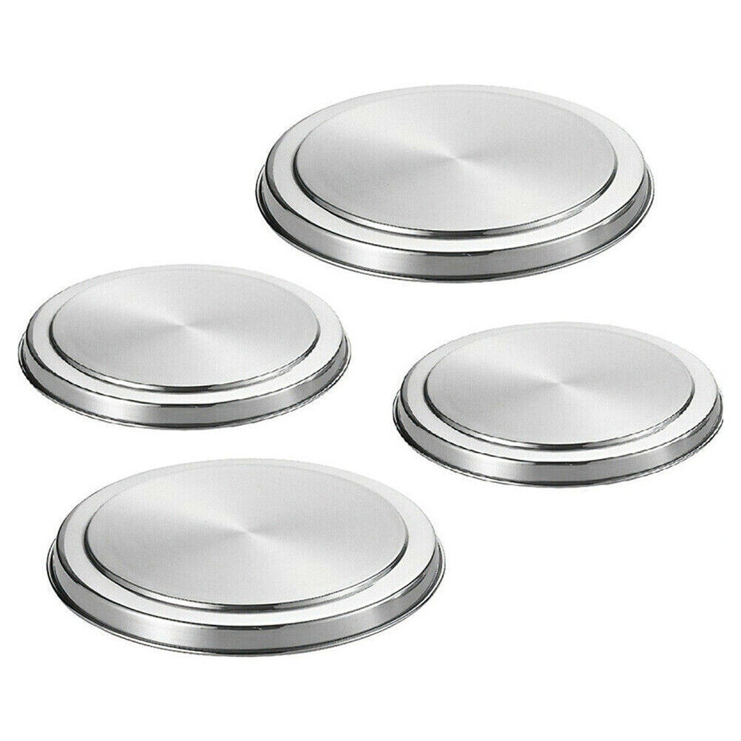 4pcs Stainless Steel Stove Top Covers for Kitchen Cooker Protection