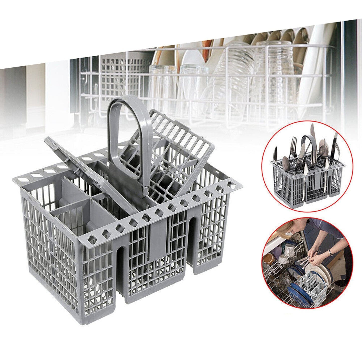 Cutlery Storage Basket for Dishwasher - Fits Ariston Hotpoint