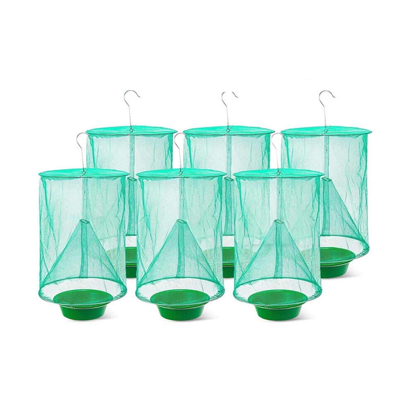 Fly Insect Trap Net Cage Reusable Hanging Killer Catcher 6 Pack