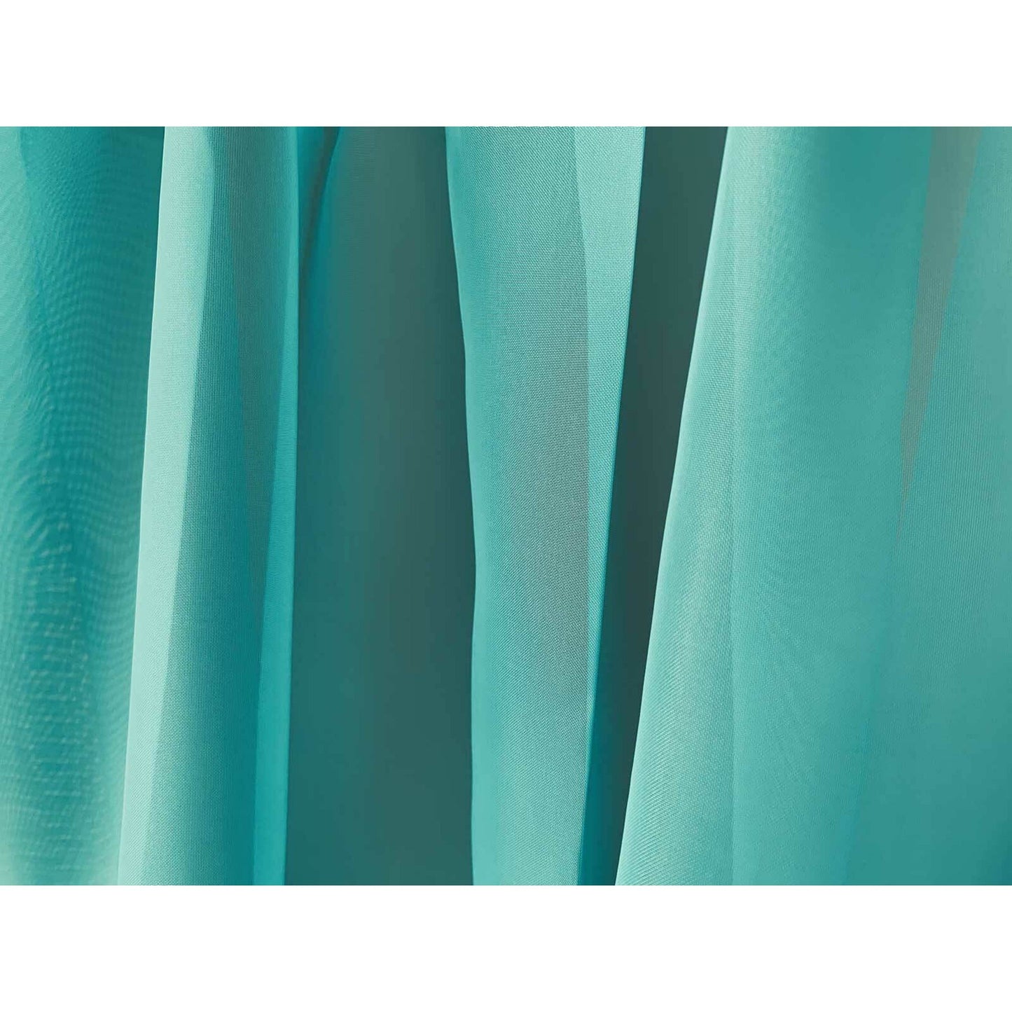 Organza Voile Sheer Curtain with Rod Pocket for Window Draping