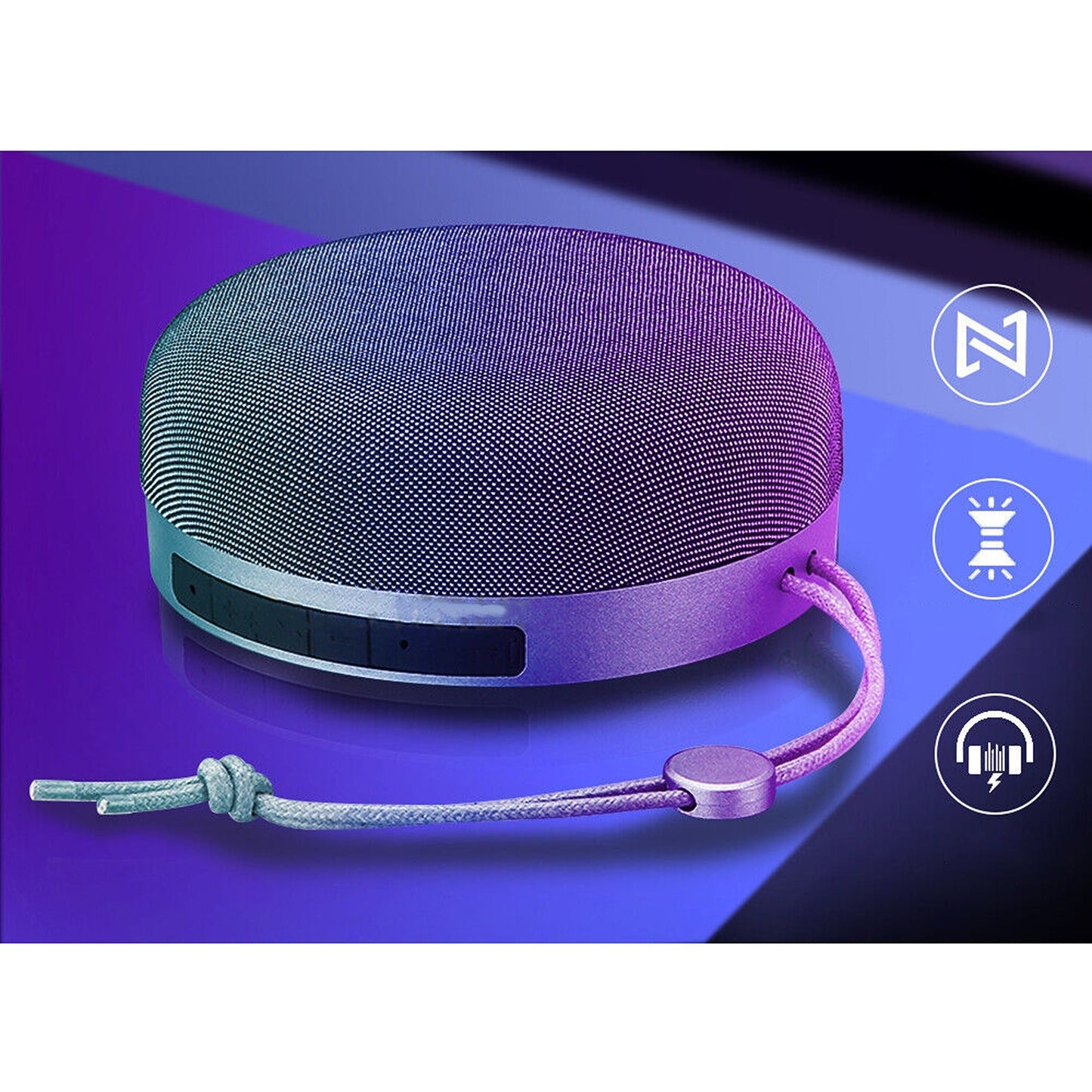Portable Wireless Bluetooth Speaker with TWS and Handsfree Mic