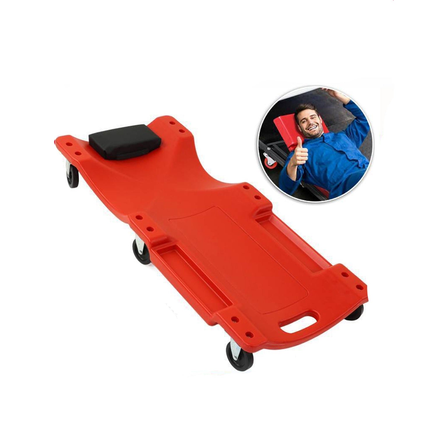 Mechanic Swivel Creeper with Garage Trolley