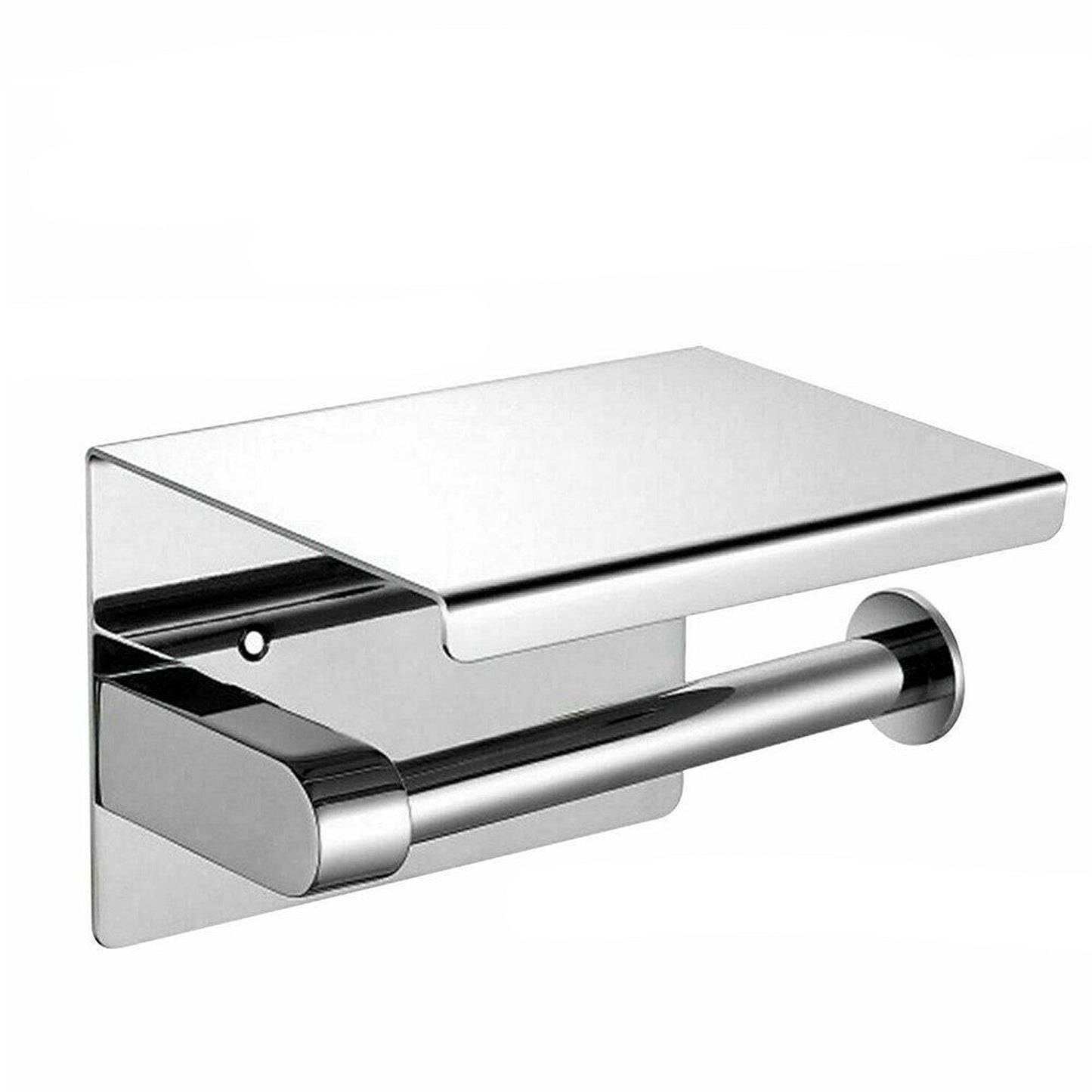 Toilet Paper Roll Holder Stainless Steel Tissue Bath Wall Storage Hooks