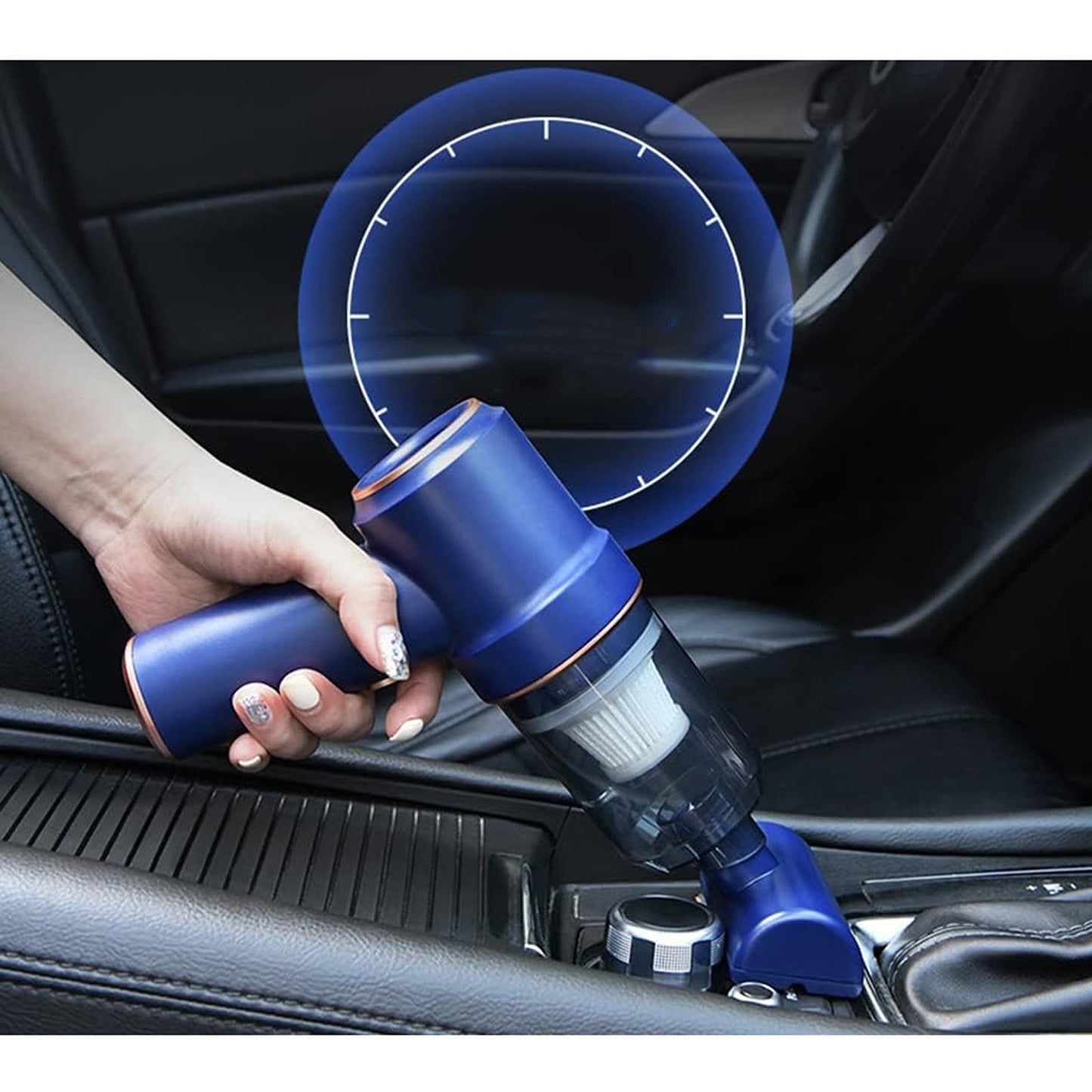 Portable Mini Handheld Car Vacuum Wireless Auto Cleaner 42000RPM