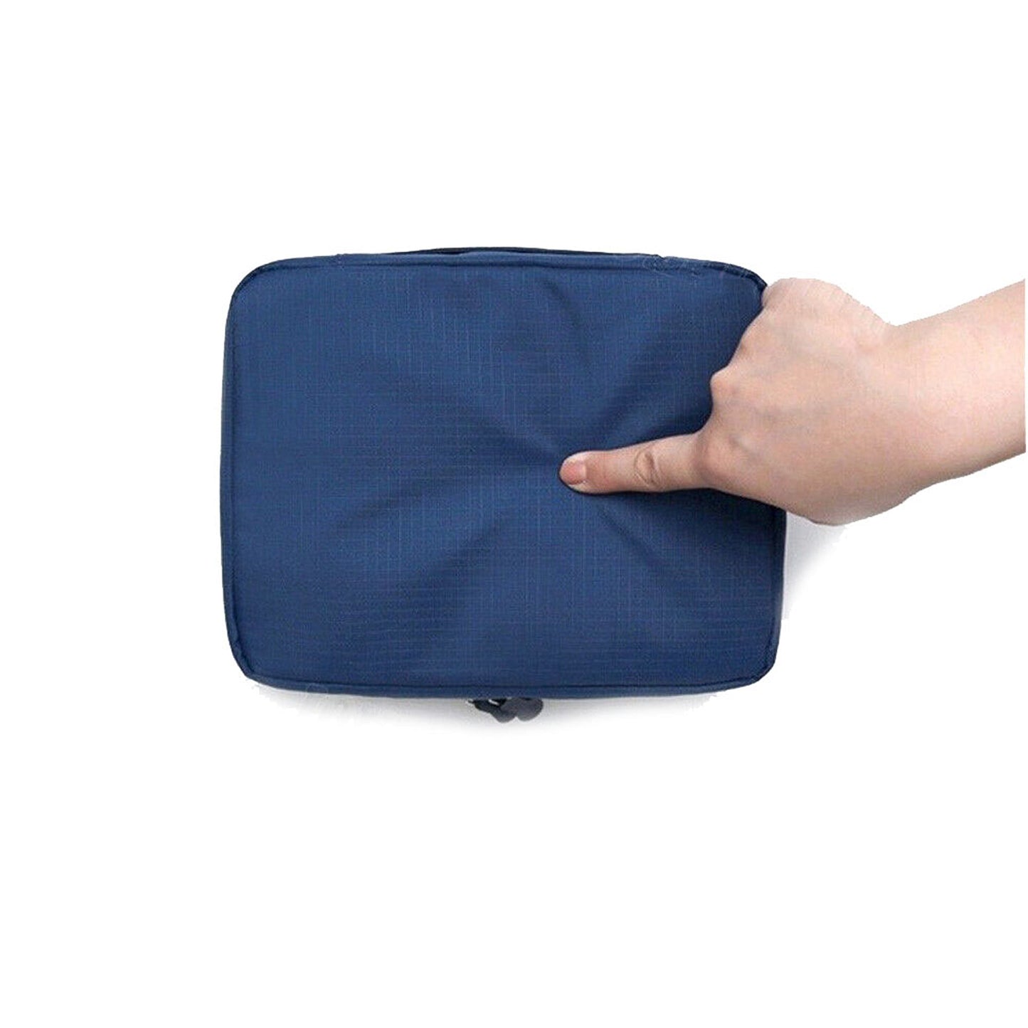 Small Travel Makeup Bag with Hanging Cosmetic Organizer Folding Toiletry Pouch