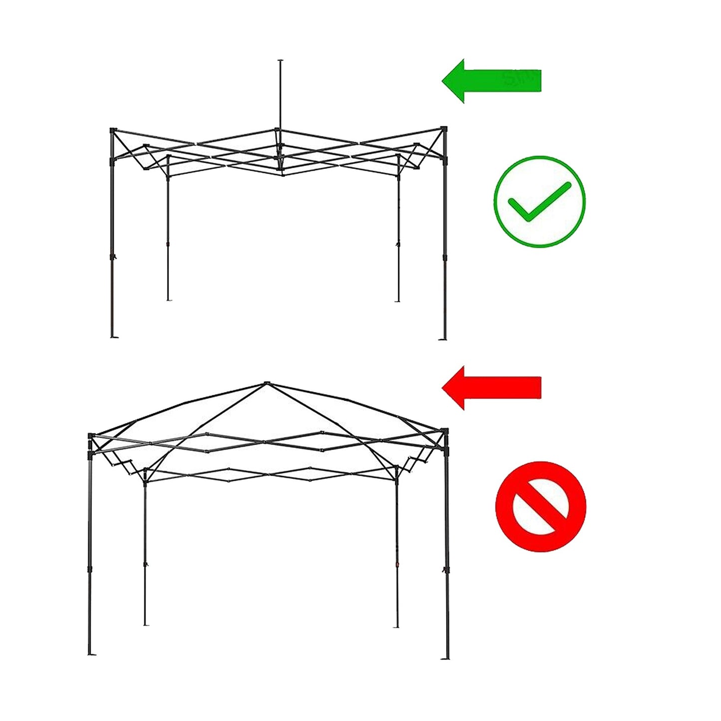 Waterproof Oxford Replacement Gazebo Top 2.9m Sun Proof