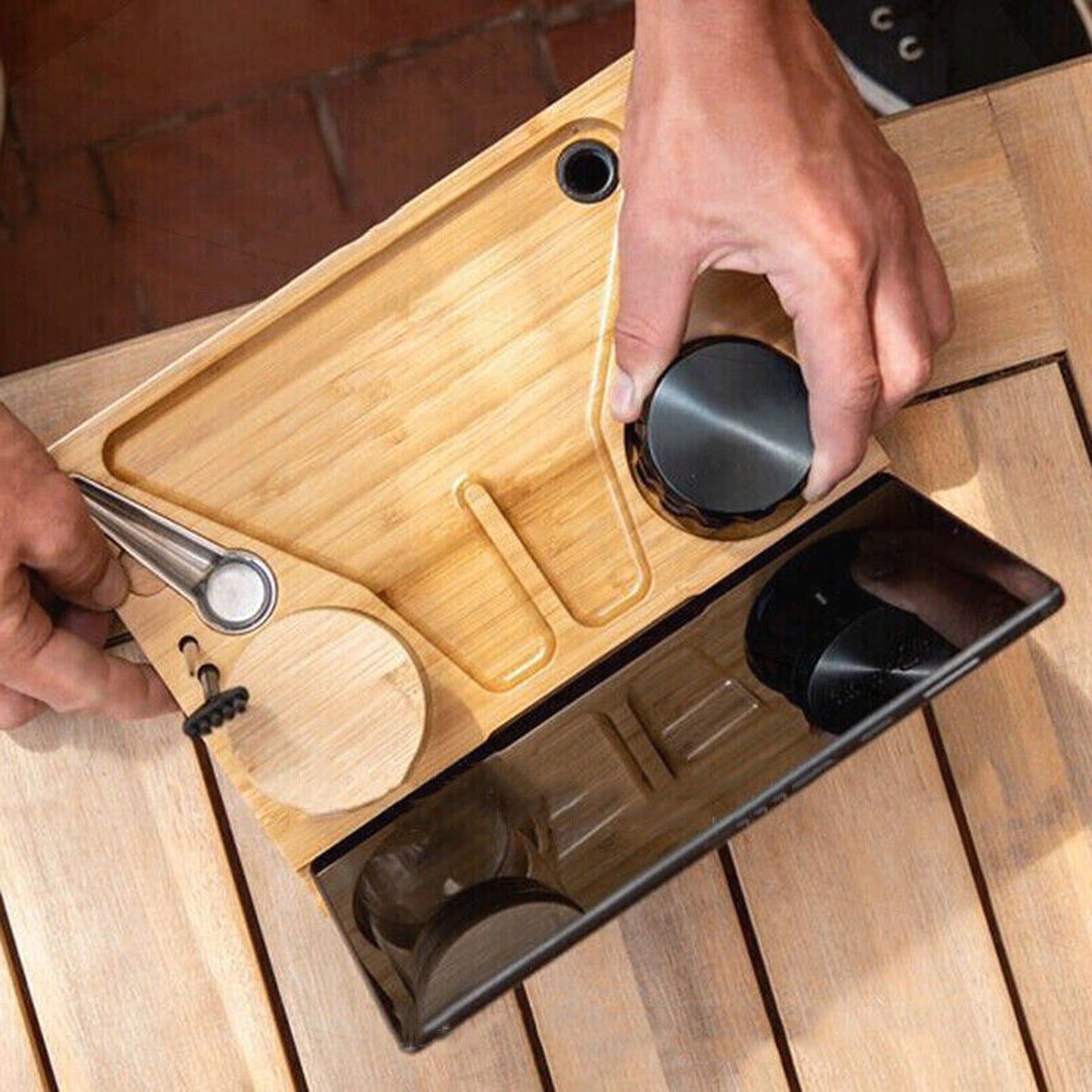 Lockable Wooden Storage Chest with Rolling Tray Ideal Gift
