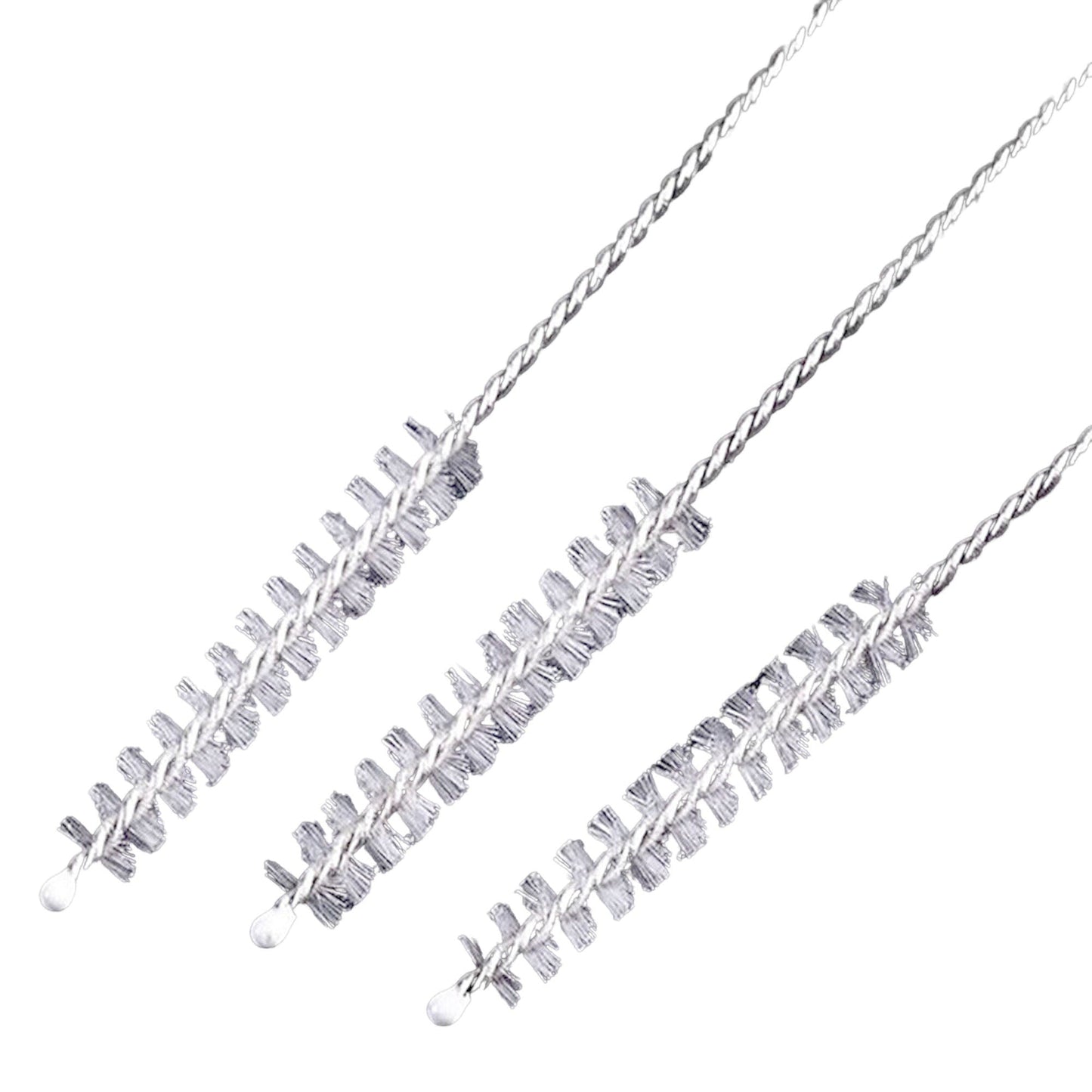 10pcs Reusable Nylon Straw Cleaning Brushes for Long Bottles and Tubes