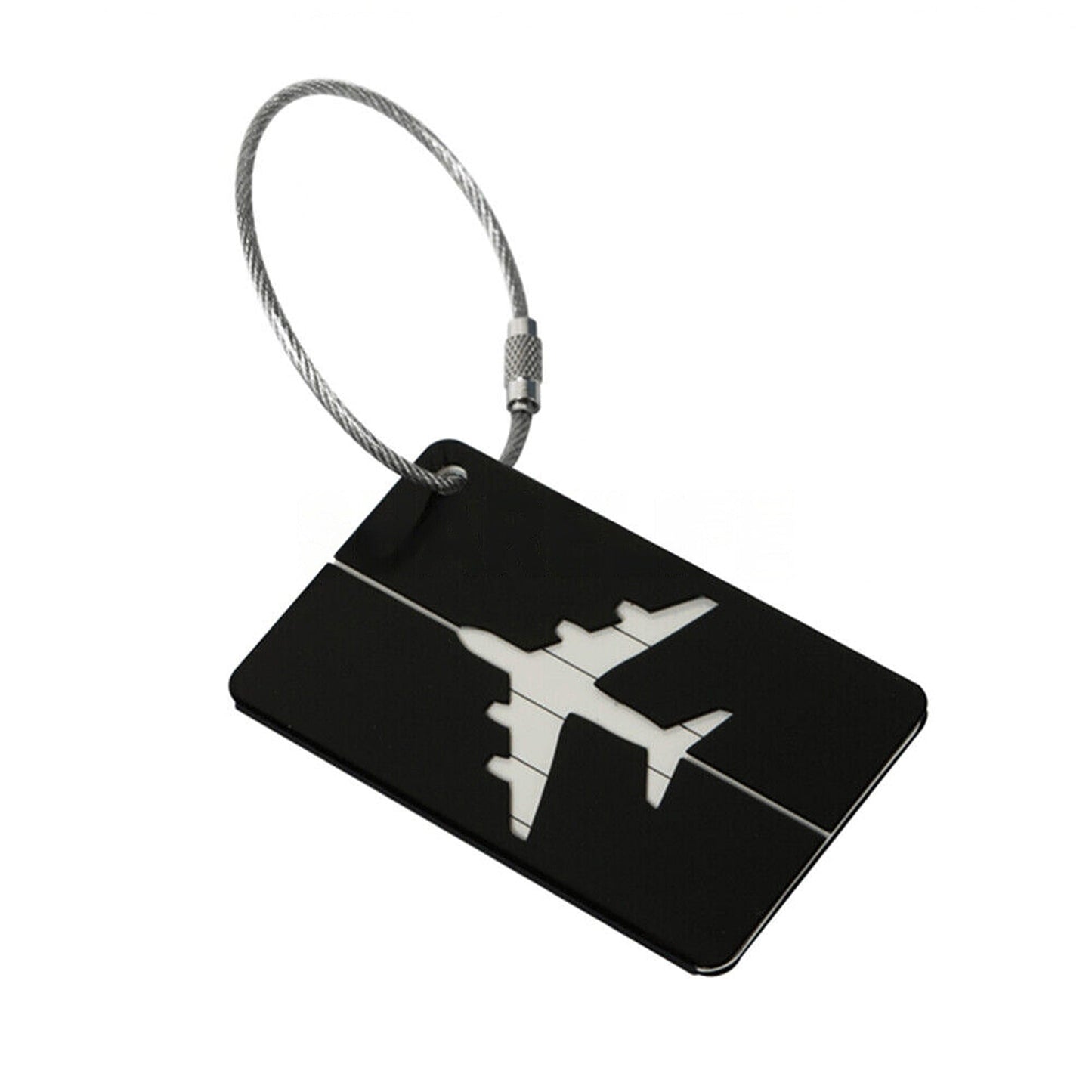 Travel ID Tag for Luggage Aluminum Suitcase Address Label