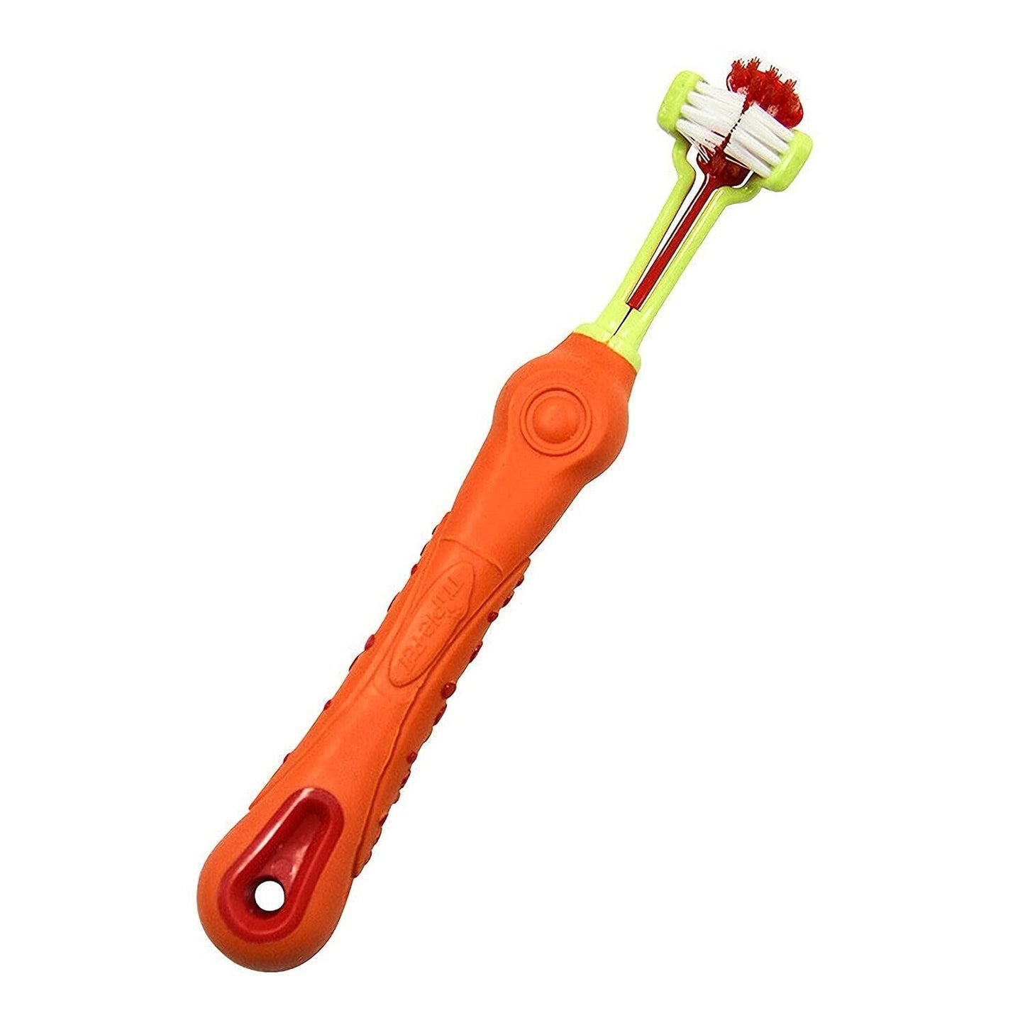 Pet Dental Care Three-Sided Dog Toothbrush for Tartar Reduction