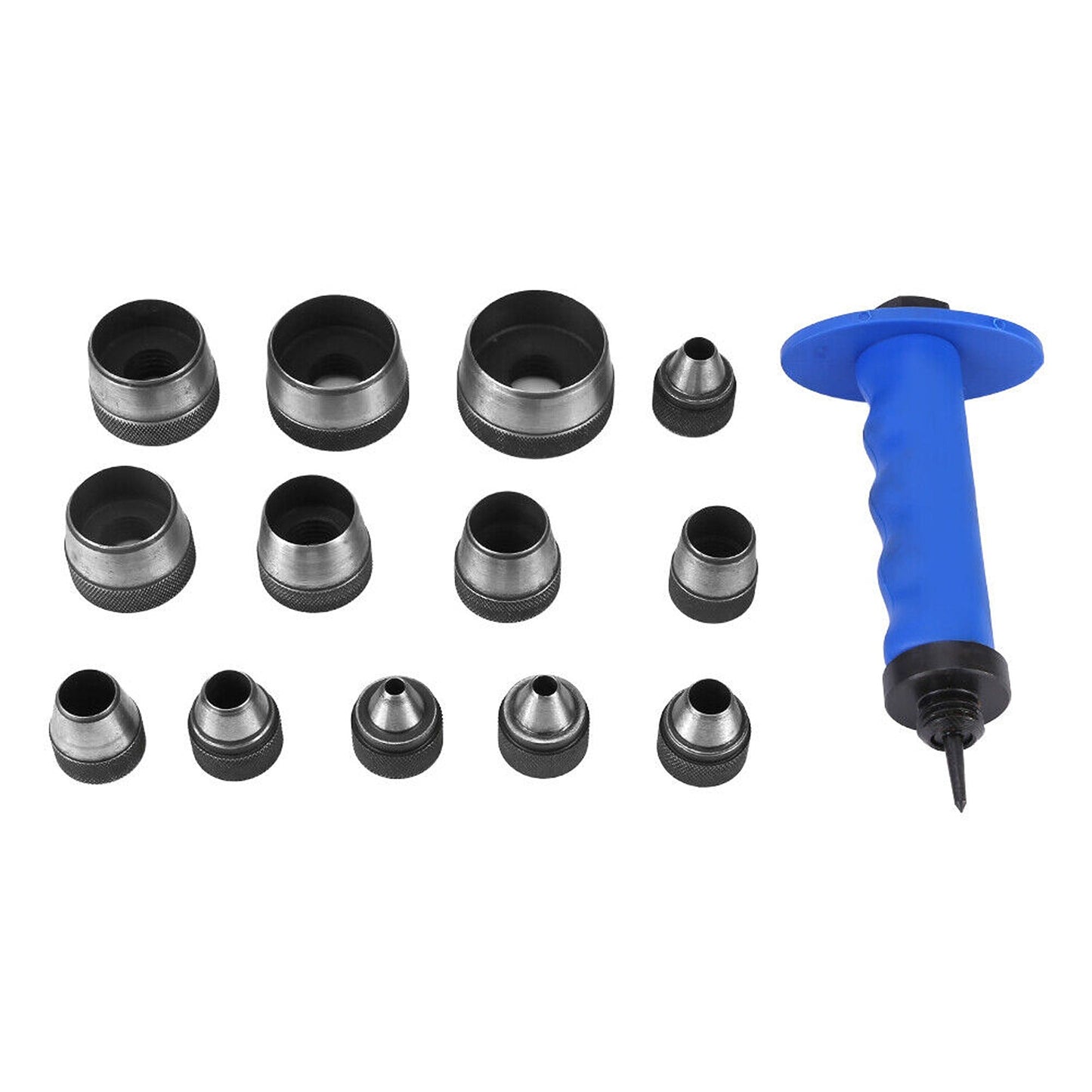 13pcs Hollow Punch Set for Leather Gasket and Paper Crafting