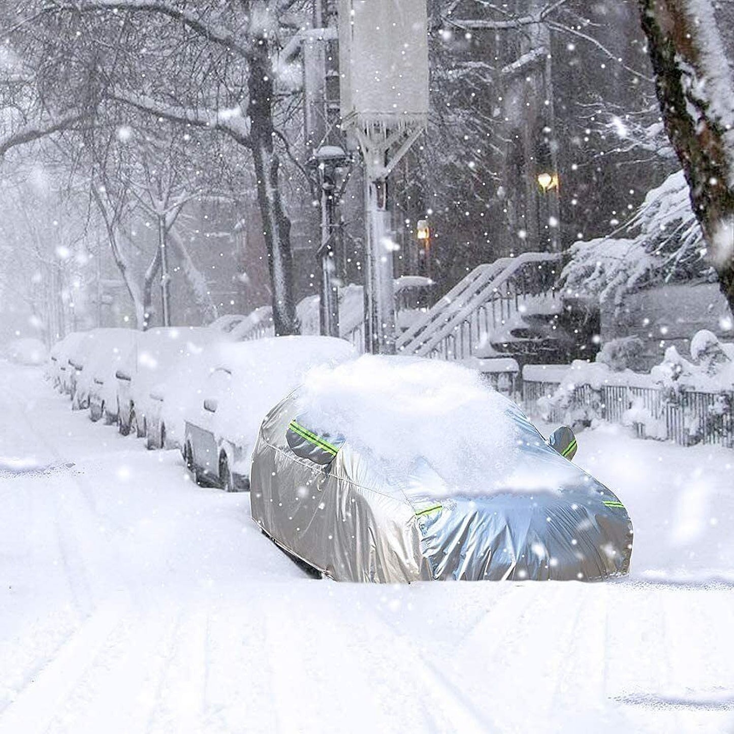 Premium 6-Layer Sedan Car Cover Waterproof UV and Hail Resistant