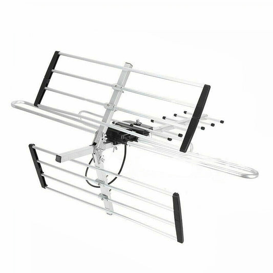 UHF VHF FM Outdoor Digital TV Antenna Signal Amplifier Booster