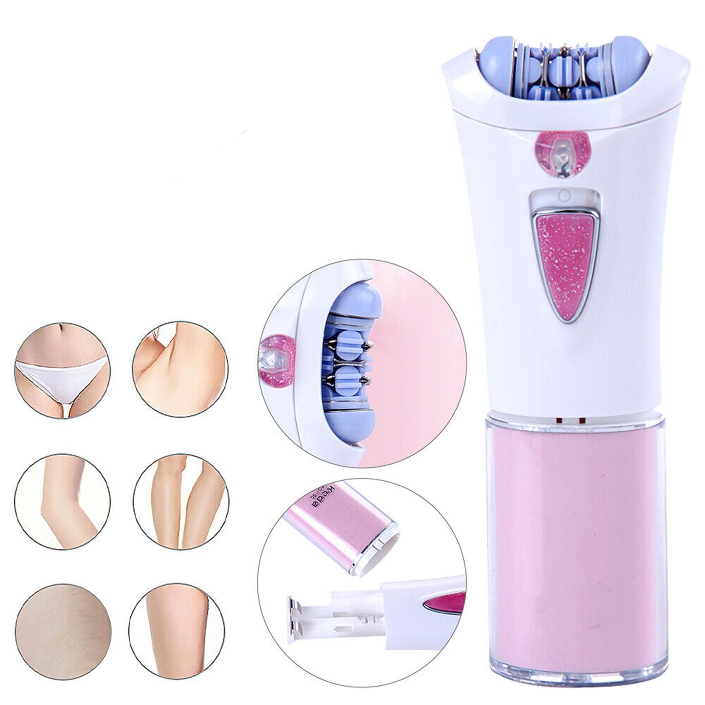 Smooth Glide Epilator for Women Face and Body Hair Removal