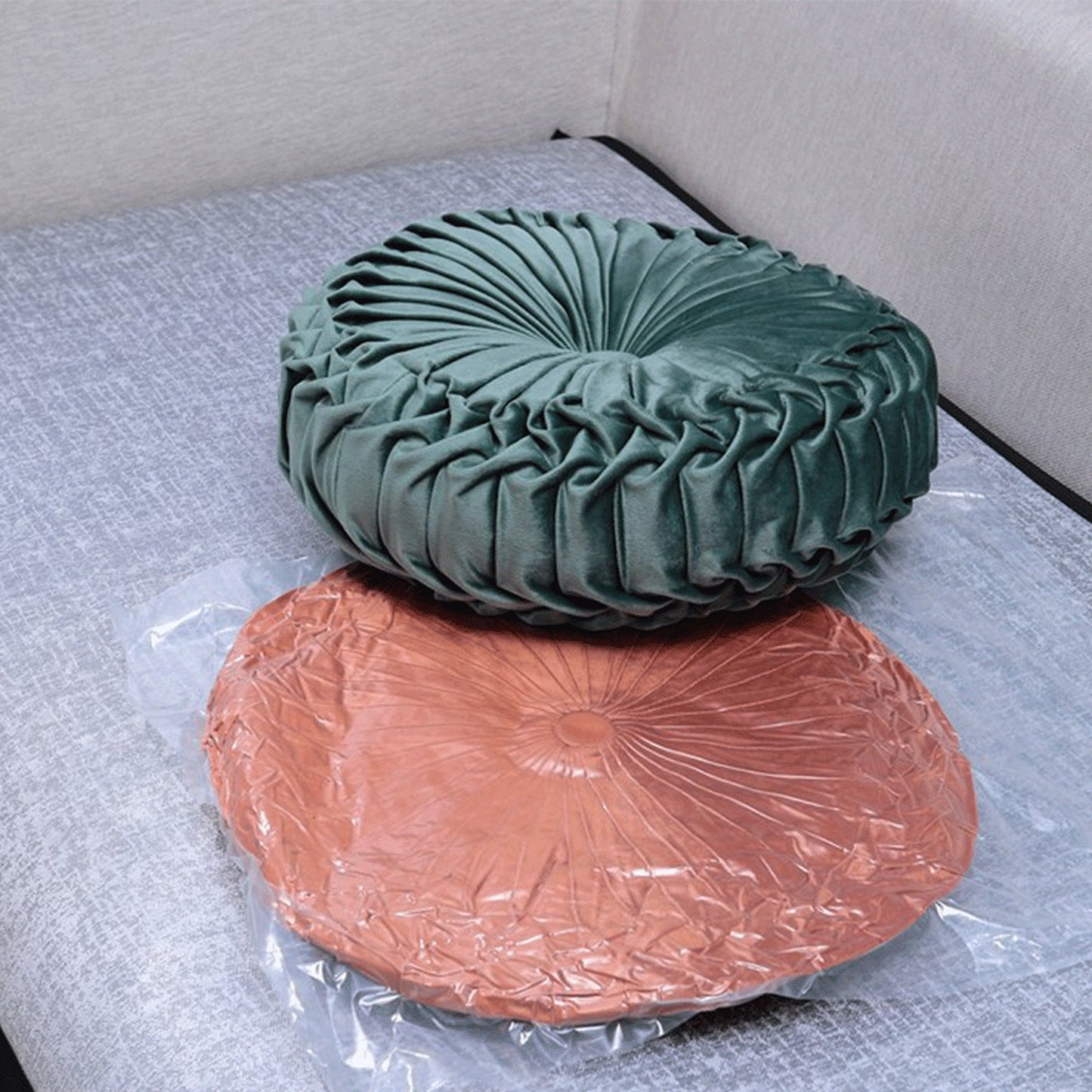 Round Pumpkin Design Tatami Chair Cushion Decorative Throw Pillow for Home
