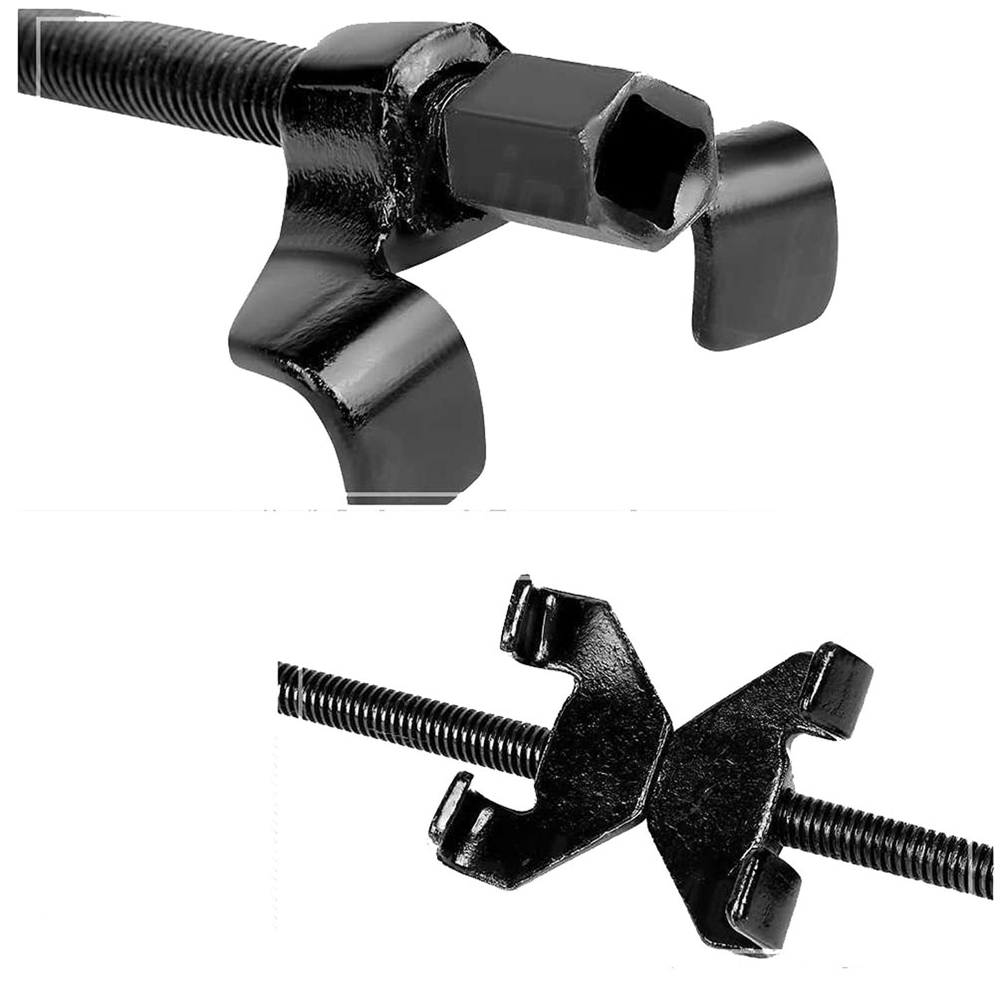 2pcs Auto Coil Spring Compressor Heavy-Duty Suspension Clamp Tool Set