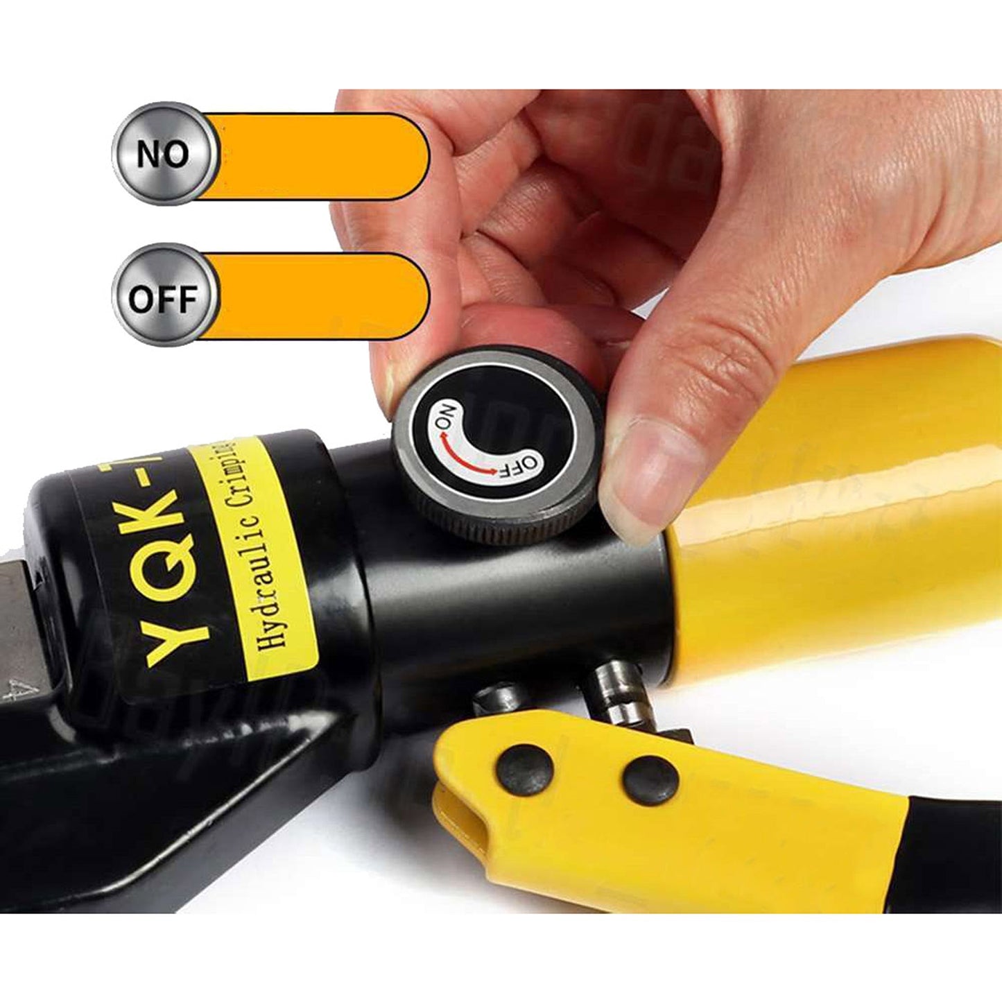 Hydraulic 8-Ton Wire Crimping Set Battery Cable Terminal Crimper with 8 Ton
