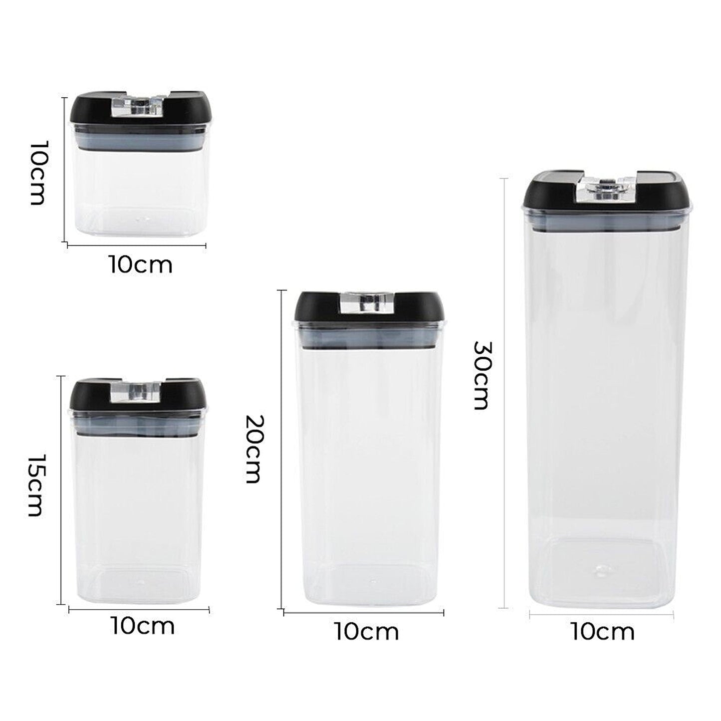 14-Piece Kitchen Pantry Organization Set Airtight Food Storage Containers