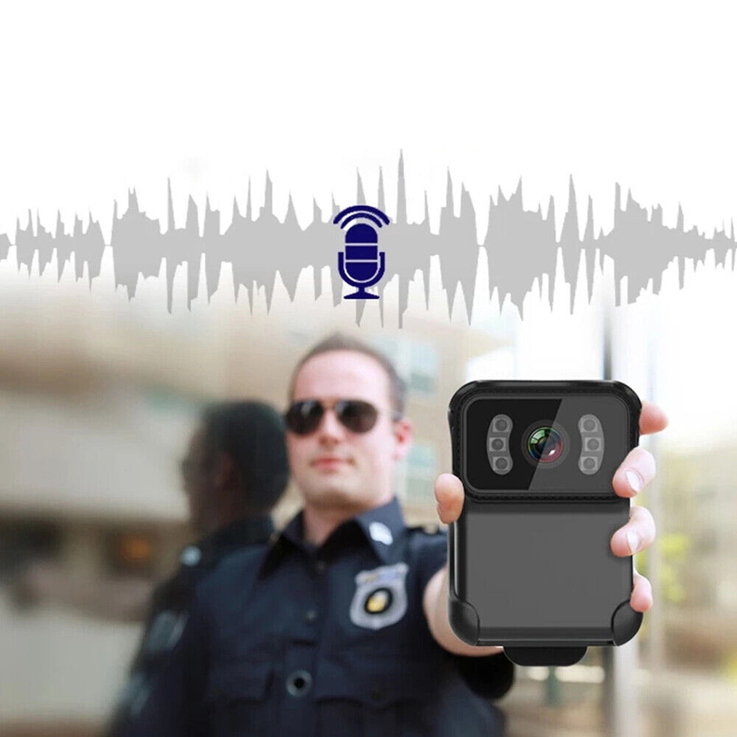 1080P Night Vision Body Camera Portable Police Cam with WiFi DVR