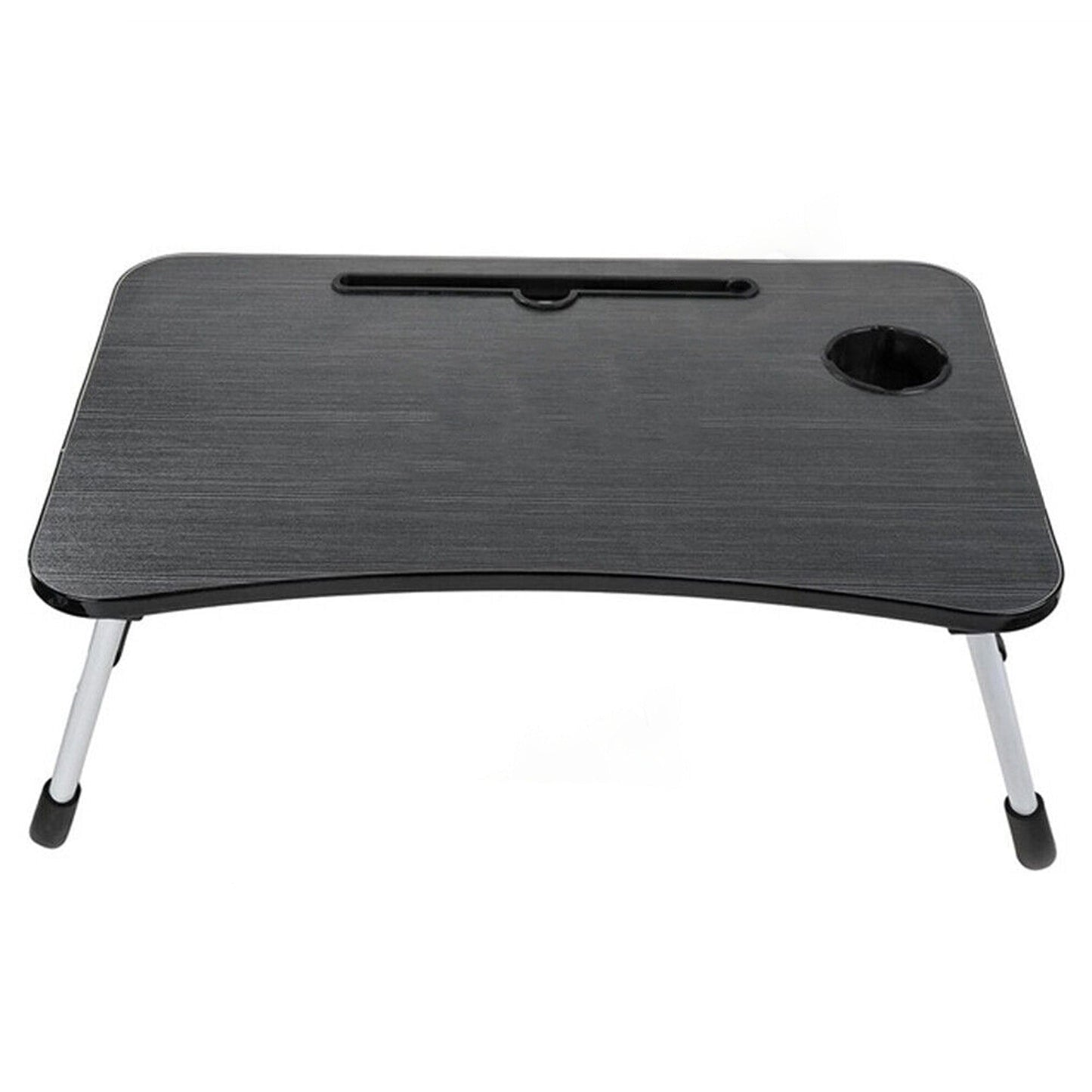 Portable Lap Desk for Laptop Foldable Bed Table with Cup Slot Picnic Tray