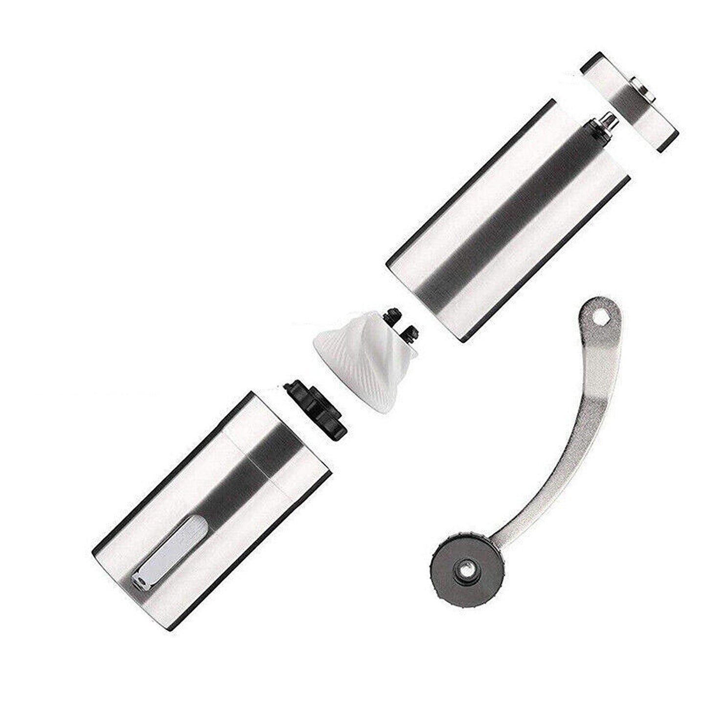 Manual Stainless Steel Coffee Grinder with Ceramic Burr