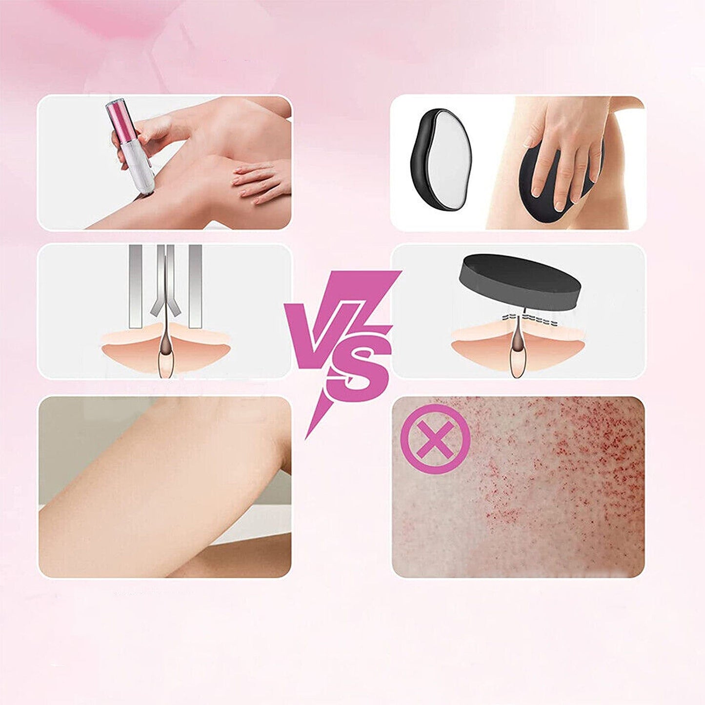 Facial Hair Remover Glide Smooth Epilator Body Women