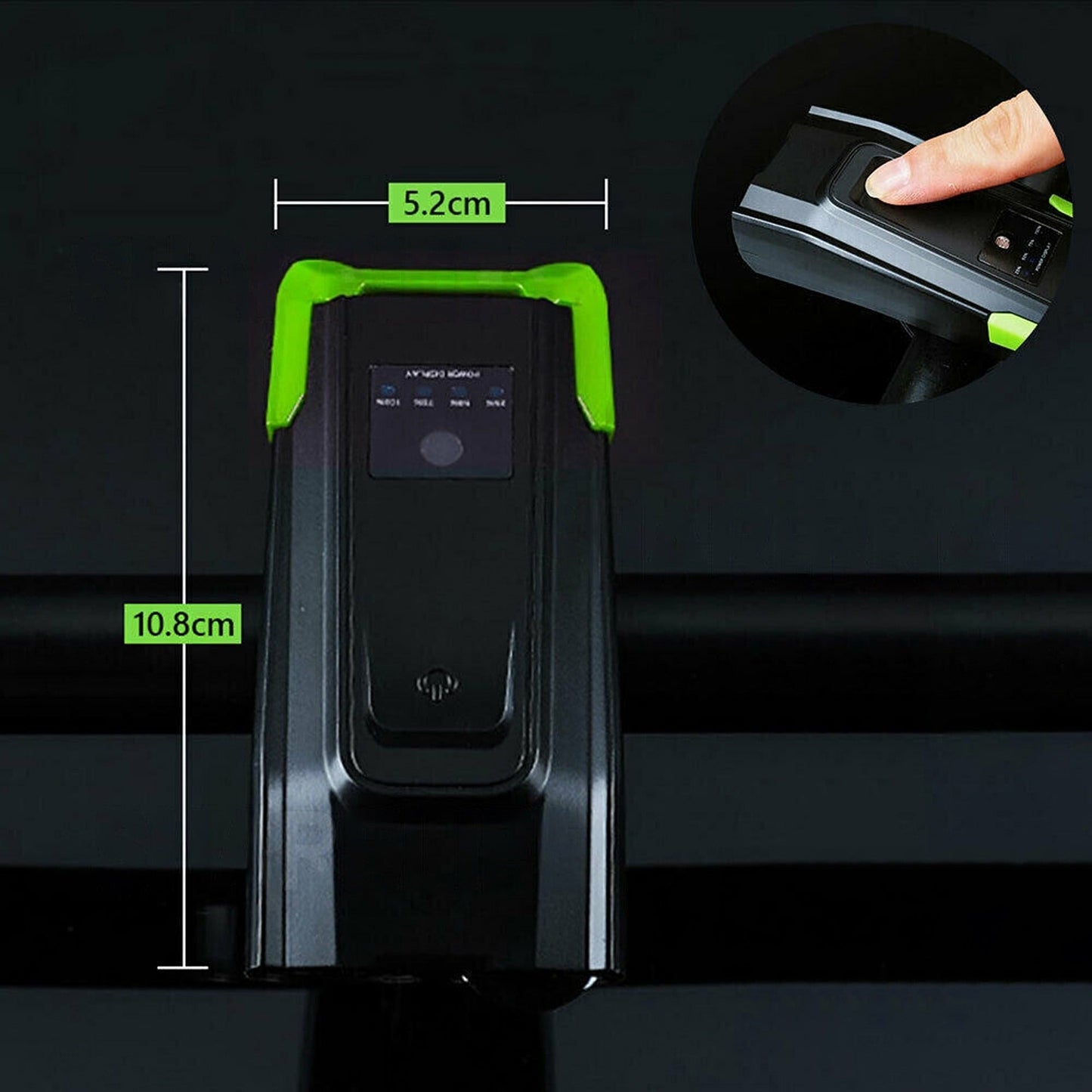 USB Rechargeable LED Bicycle Light Set with Horn Mountain Bike Safety