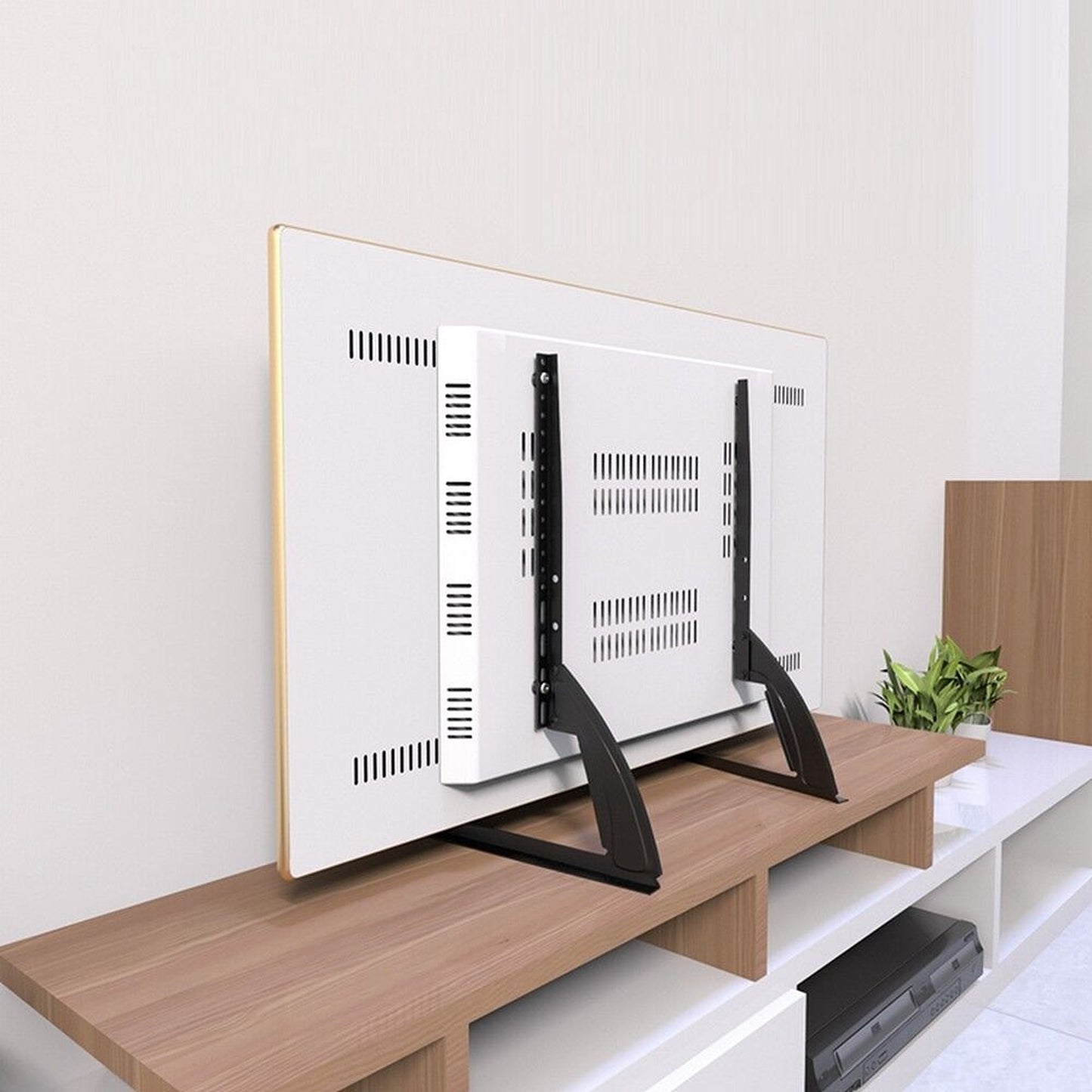 Universal TV Stand with Adjustable Legs for Desktop Base Fit 32-70 Inch Screens