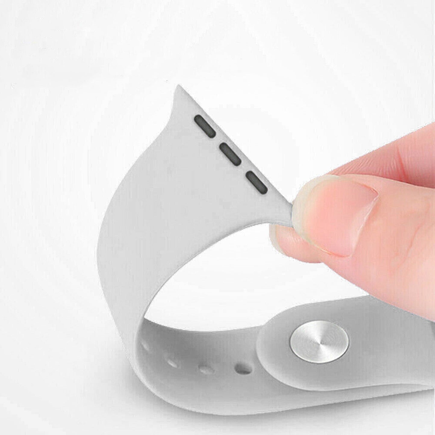 White For Apple Watch iWatch Band Straps 9 SE 8 7 6 5 4 38 40 41 42 44 45 49